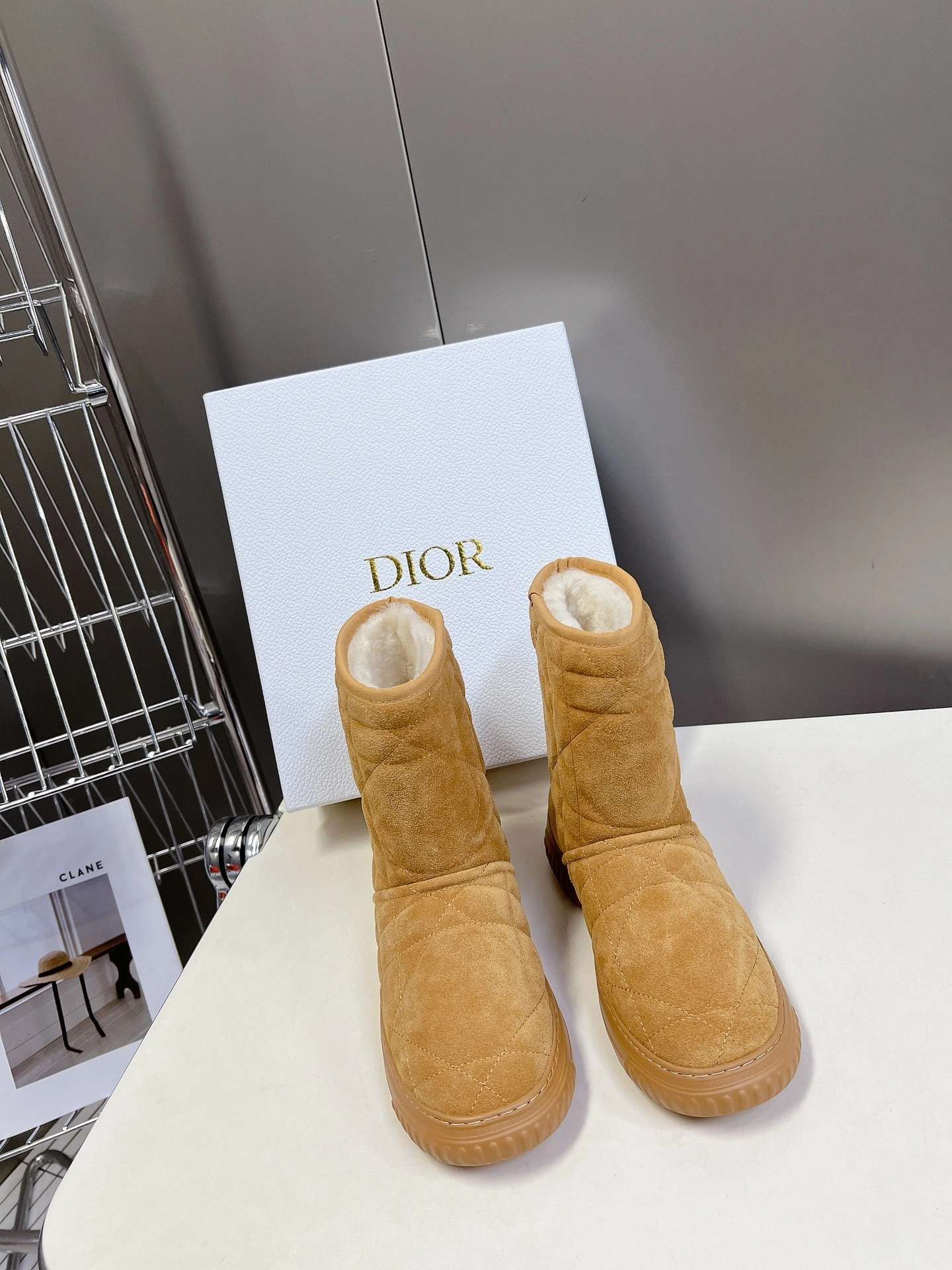 COCO-- 4ior KCT076CSI_S43M Chez Moi wool sheepskin item:E-X158A0999
