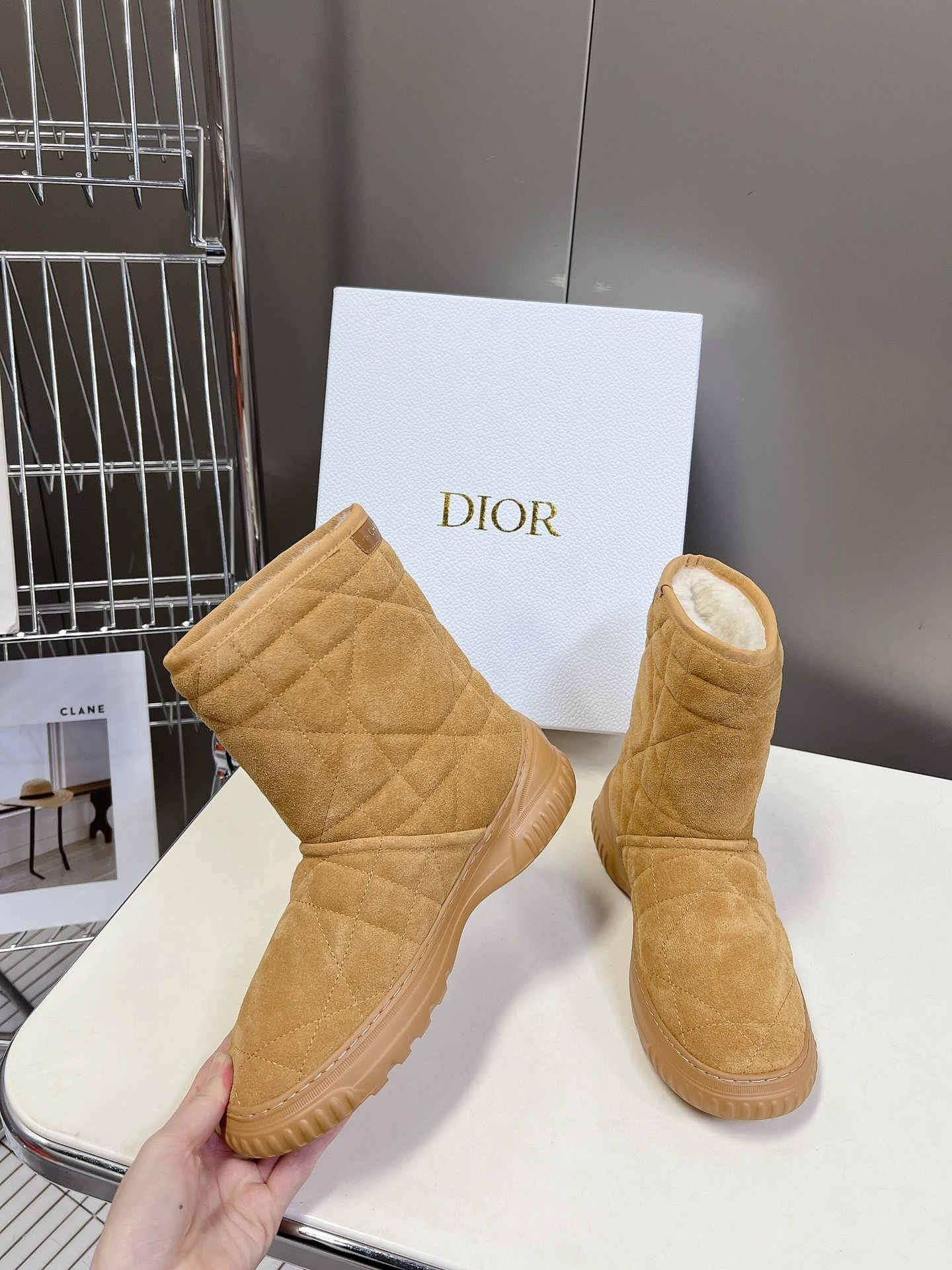 COCO-- 4ior KCT076CSI_S43M Chez Moi wool sheepskin item:E-X158A0999