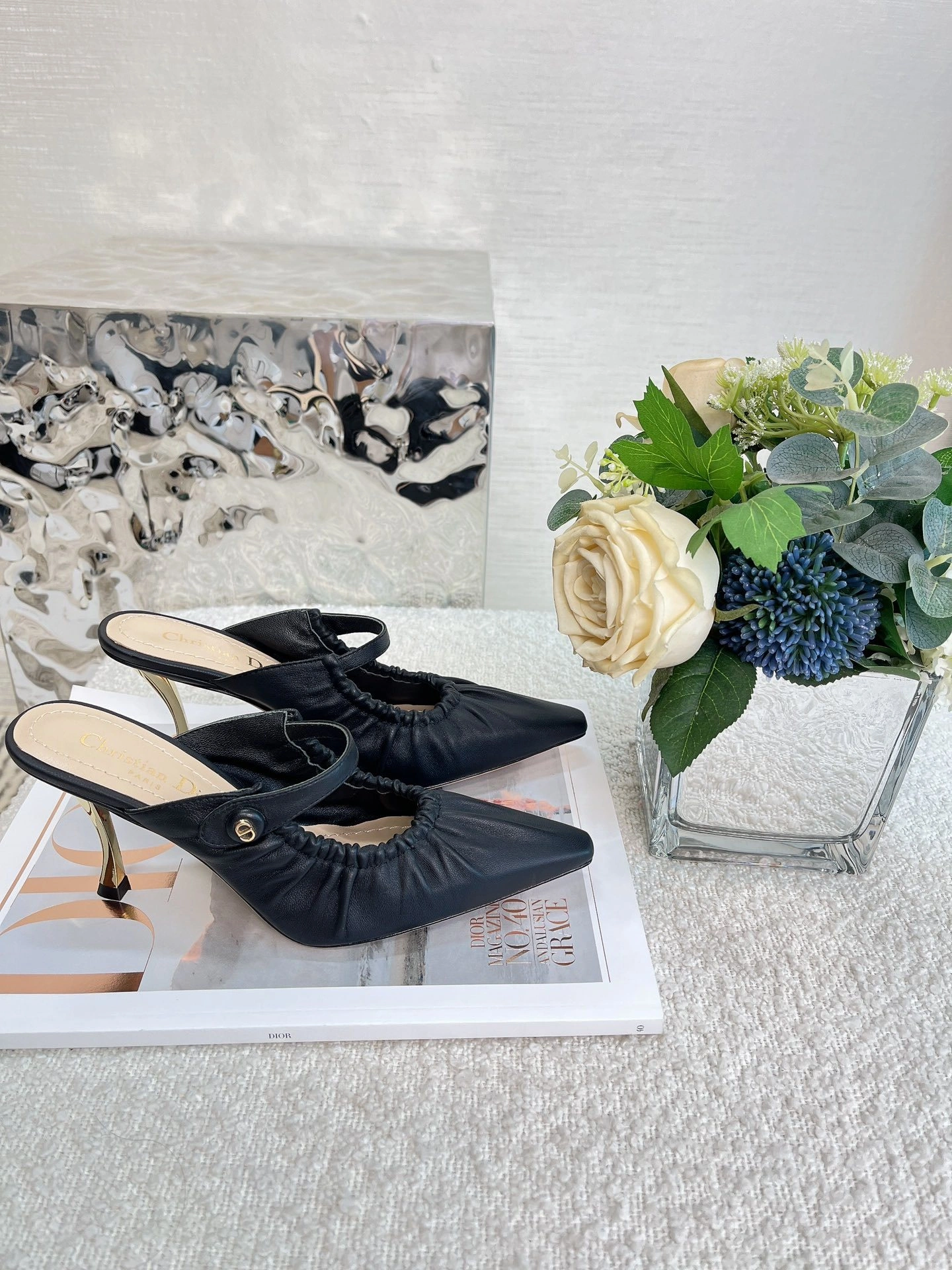 COCO-- 4ior KCV001LAB_S900 Heel height：8CM sheepskin item:E-X000D4048