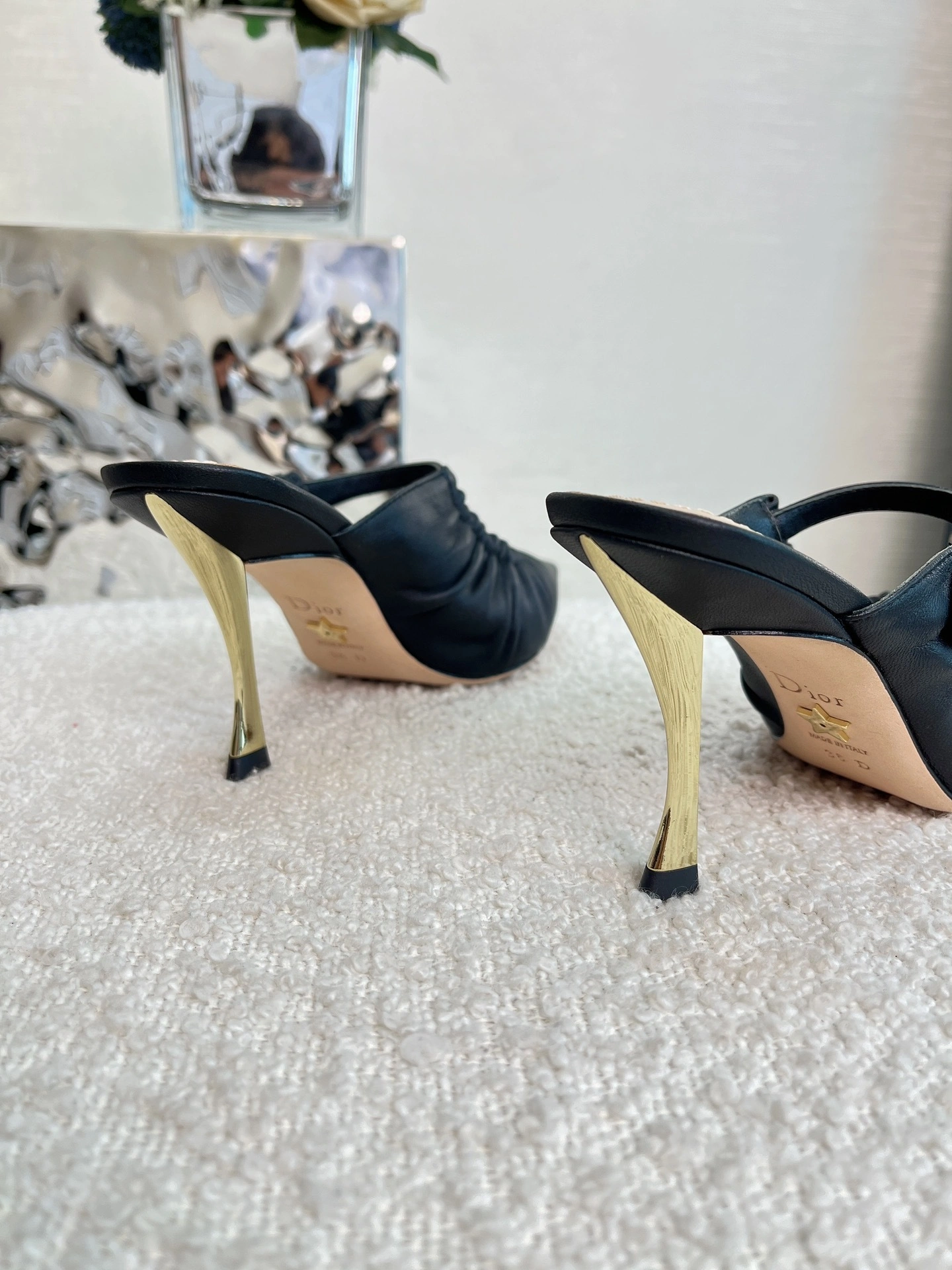COCO-- 4ior KCV001LAB_S900 Heel height：8CM sheepskin item:E-X000D4048