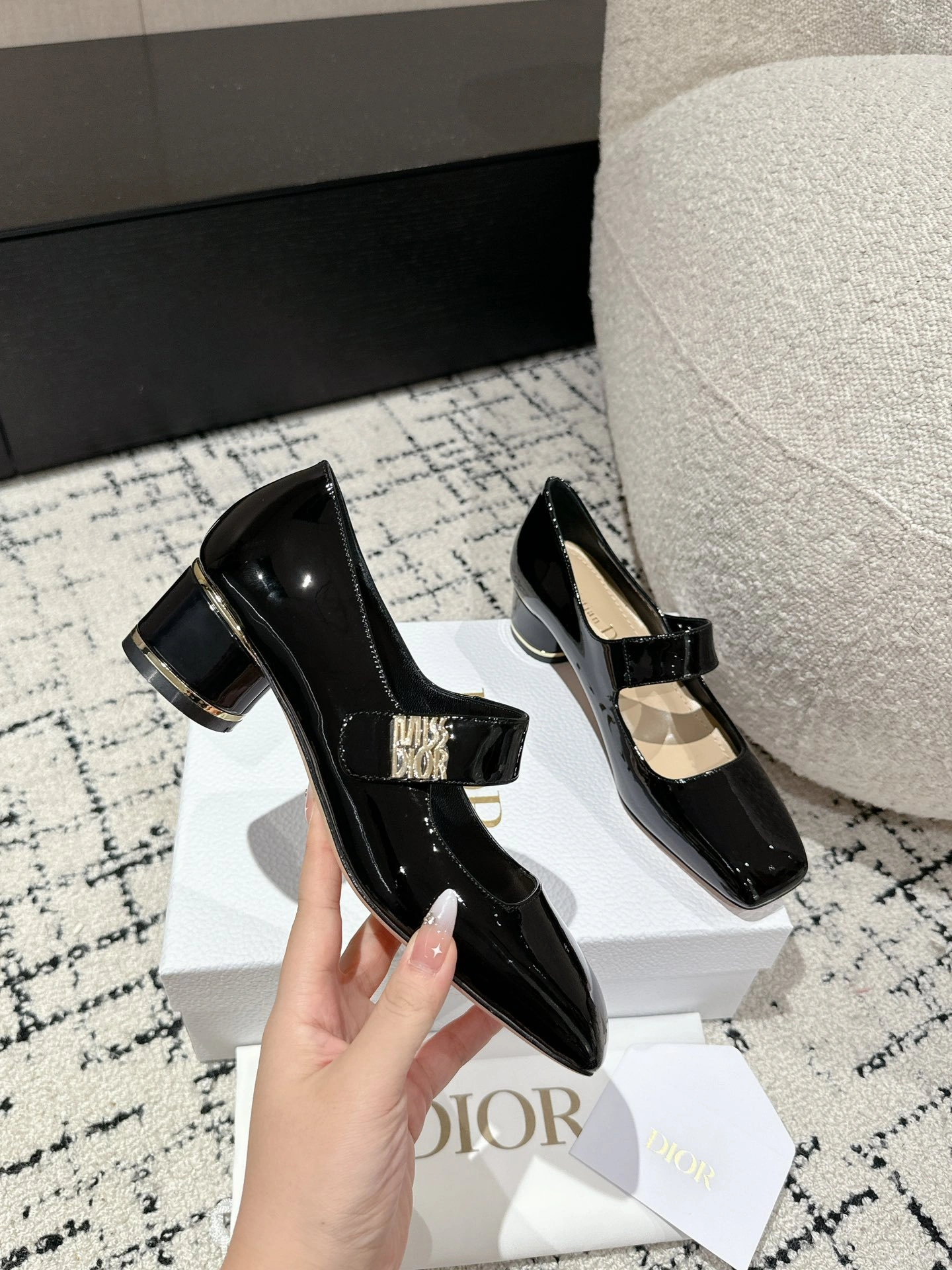 COCO-- 4ior KCV268VNI_S900 cowhide sheepskin Heel height：5CM item:D-X158J2233
