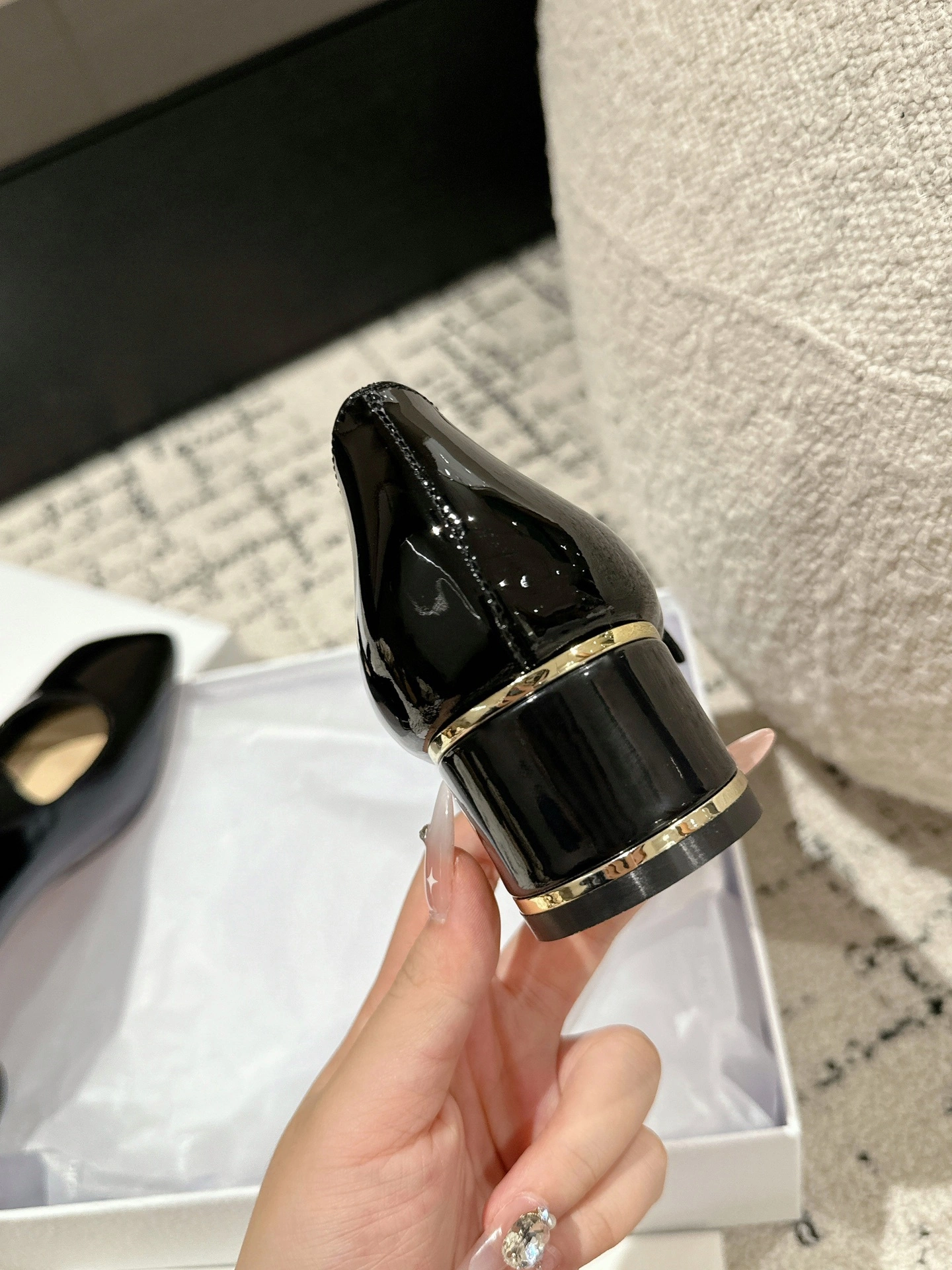 COCO-- 4ior KCV268VNI_S900 cowhide sheepskin Heel height：5CM item:D-X158J2233