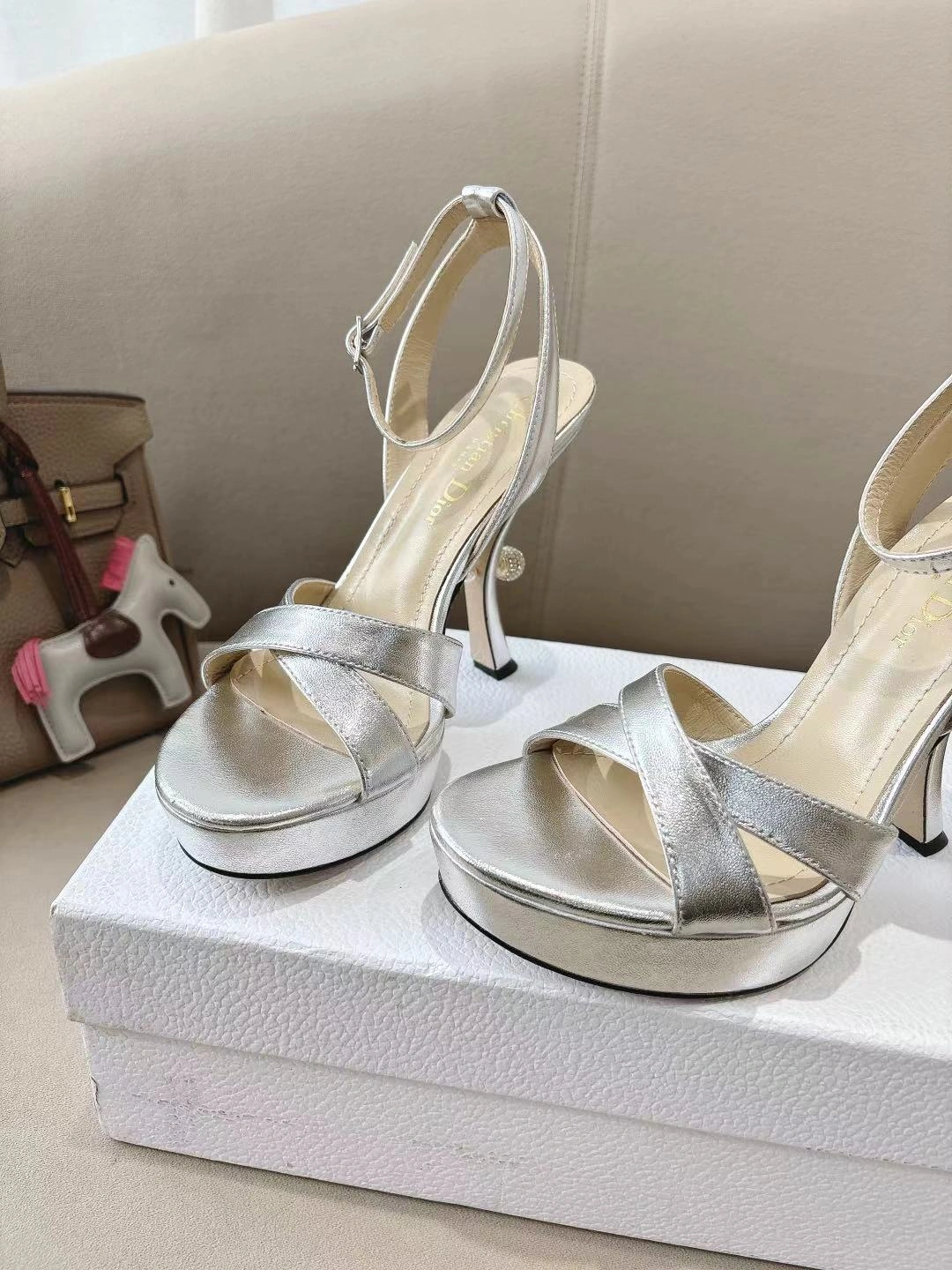 COCO-- 4ior KDO169LAM_S46K sheepskin Heel height：11CM item:E-X000H1623