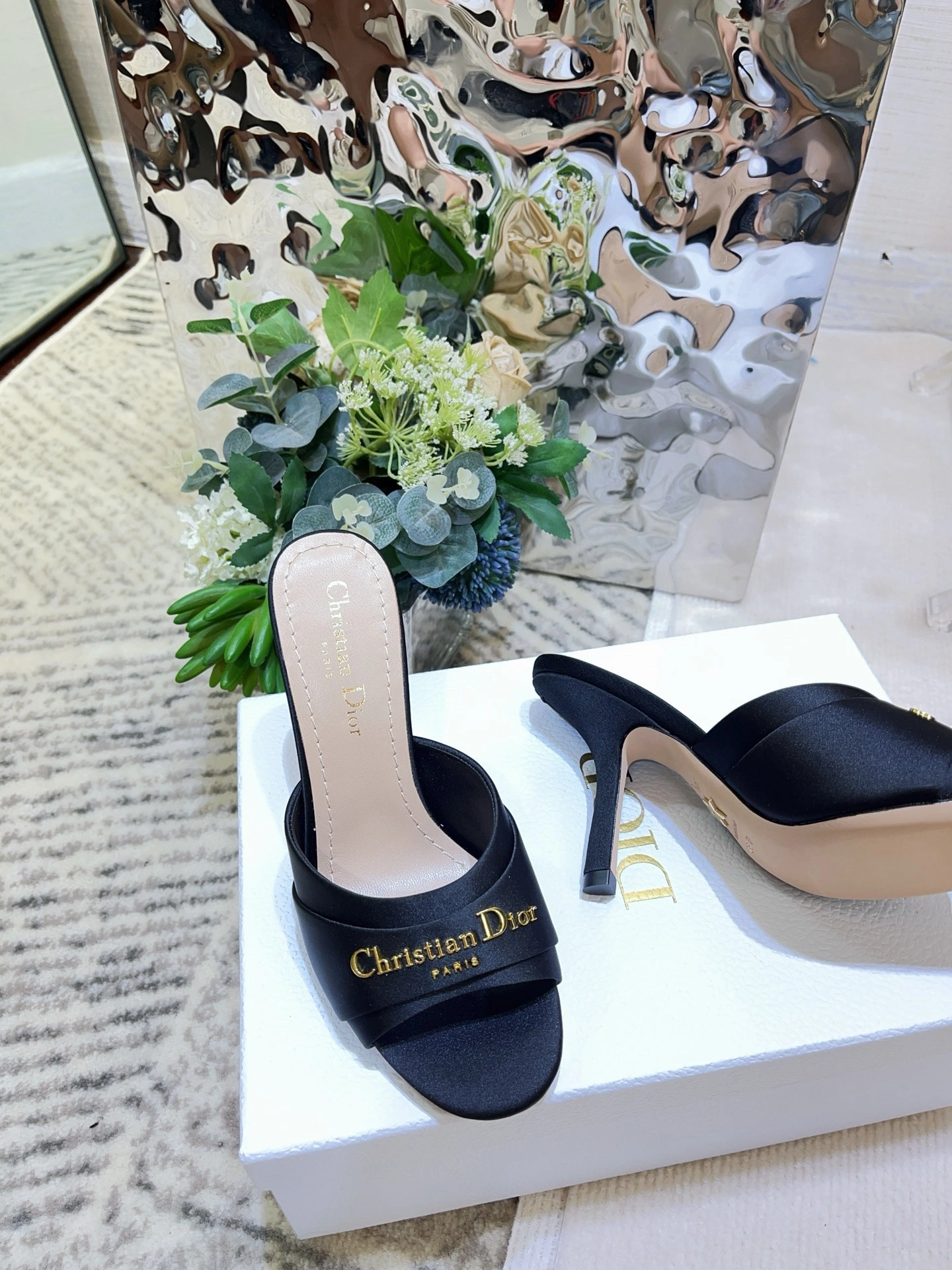 &COCO-- 4ior KDO256SAT_S900 mulberry silk My Heel height：10CM item:E-X000H1629