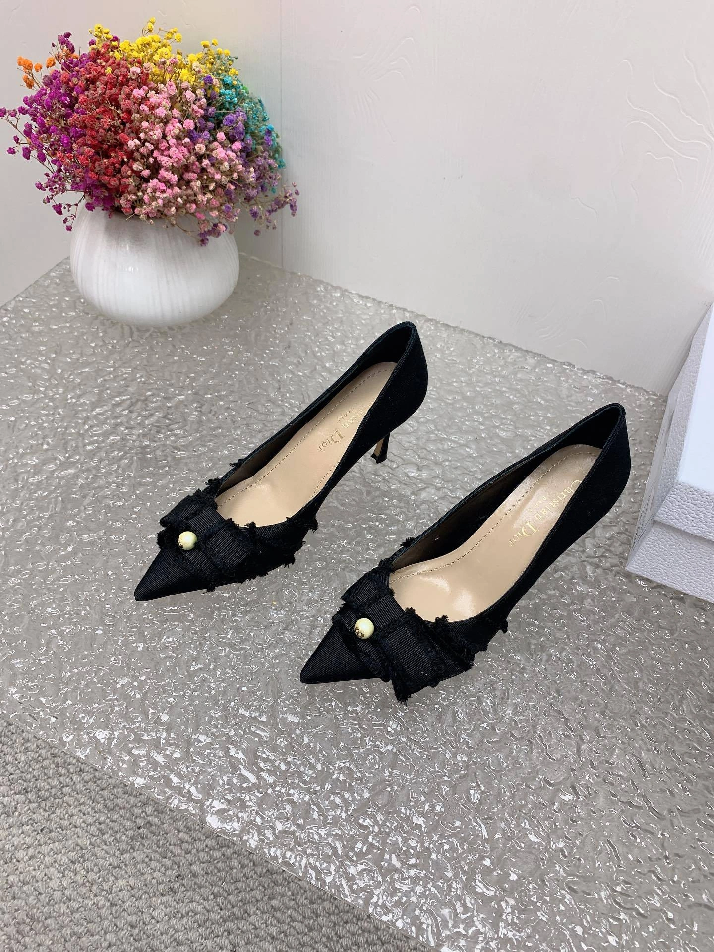 &COCO-- 4ior KDV190GGN_S900 sheepskin cowhide Heel height：8CM item:D-X000G0334