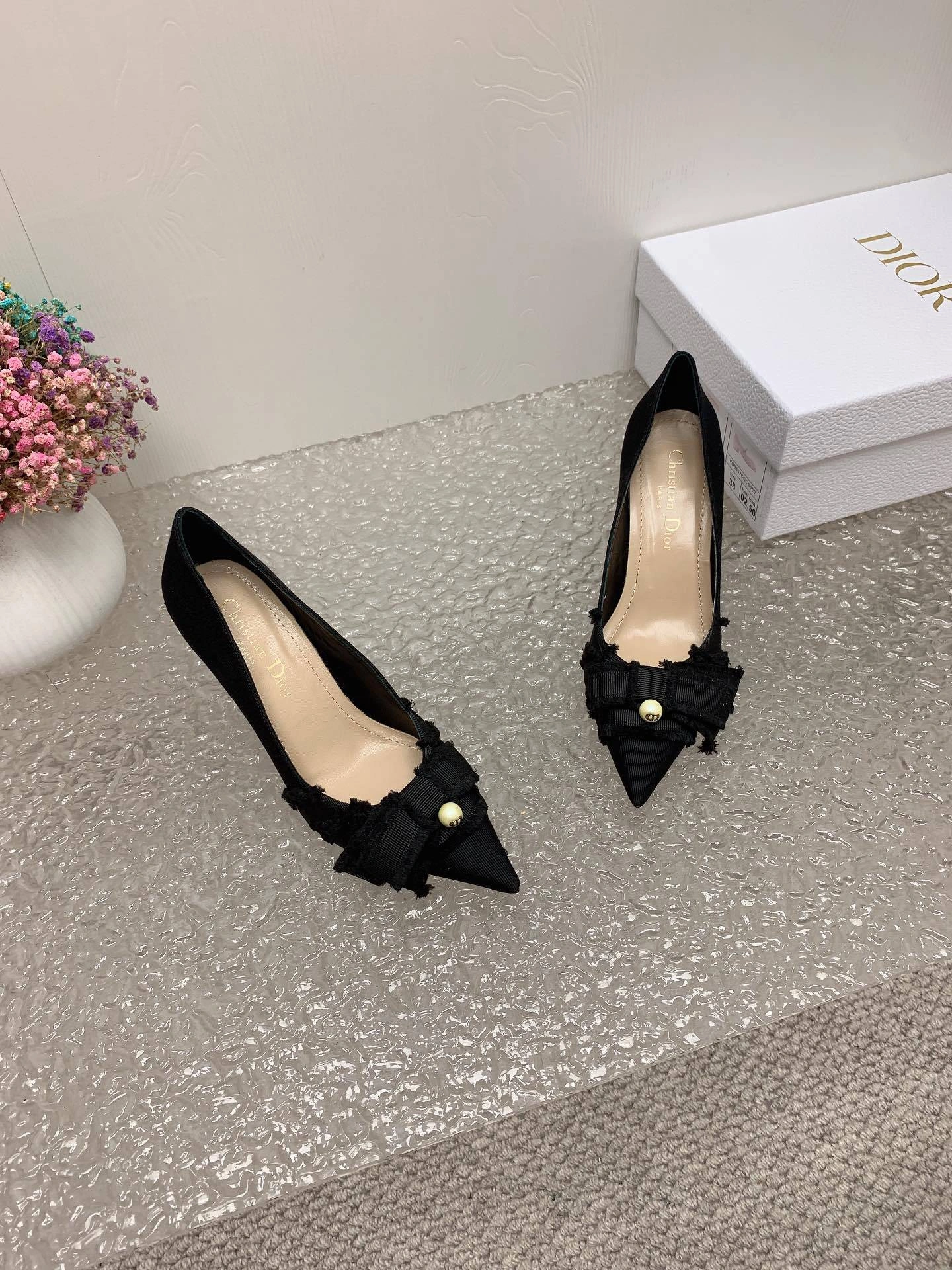 &COCO-- 4ior KDV190GGN_S900 sheepskin cowhide Heel height：8CM item:D-X000G0334