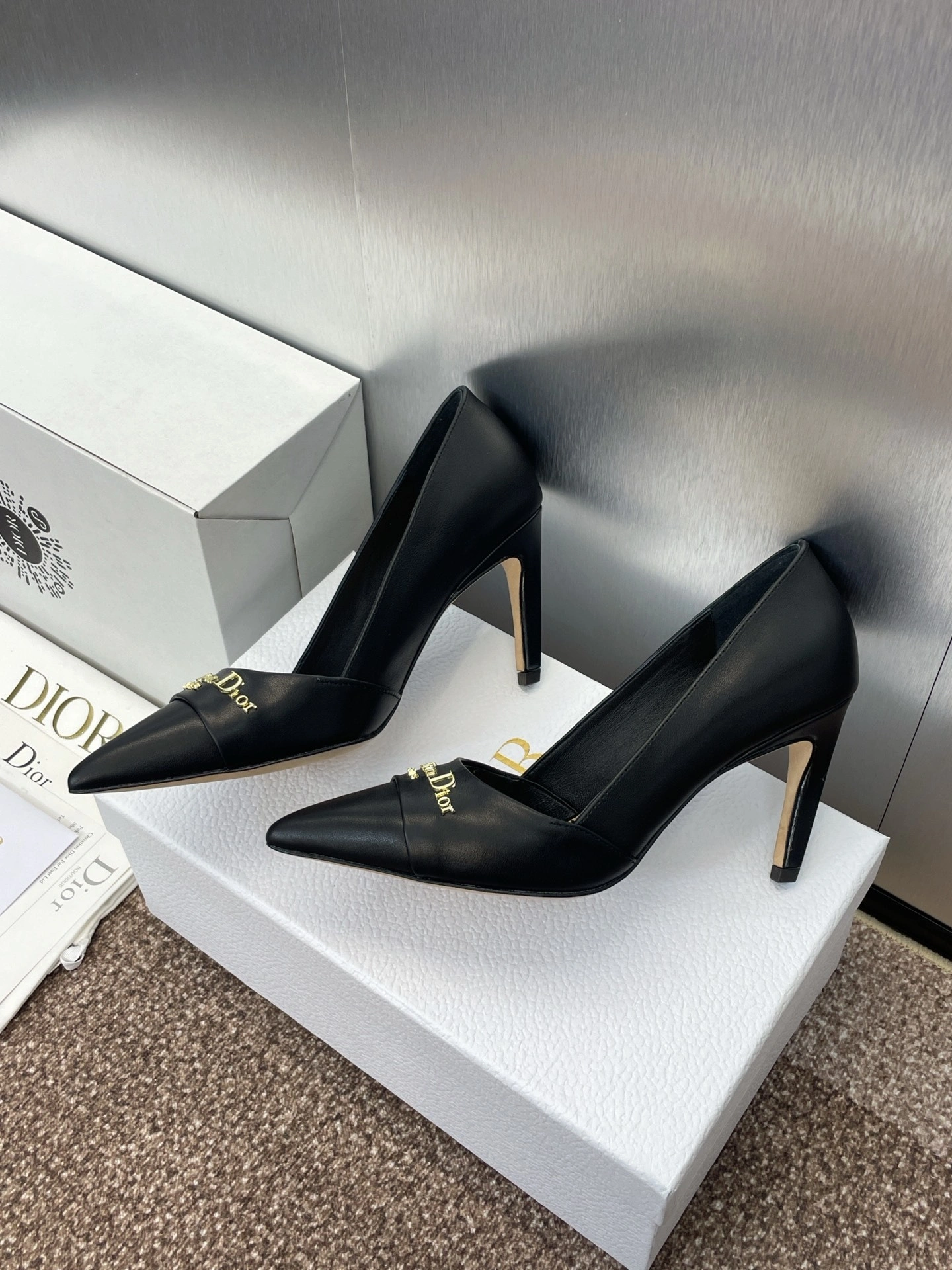 COCO-- 4ior KDV334VSO_S900 cowhide Calfskin My Heel height：8cm item:E-X000H2339