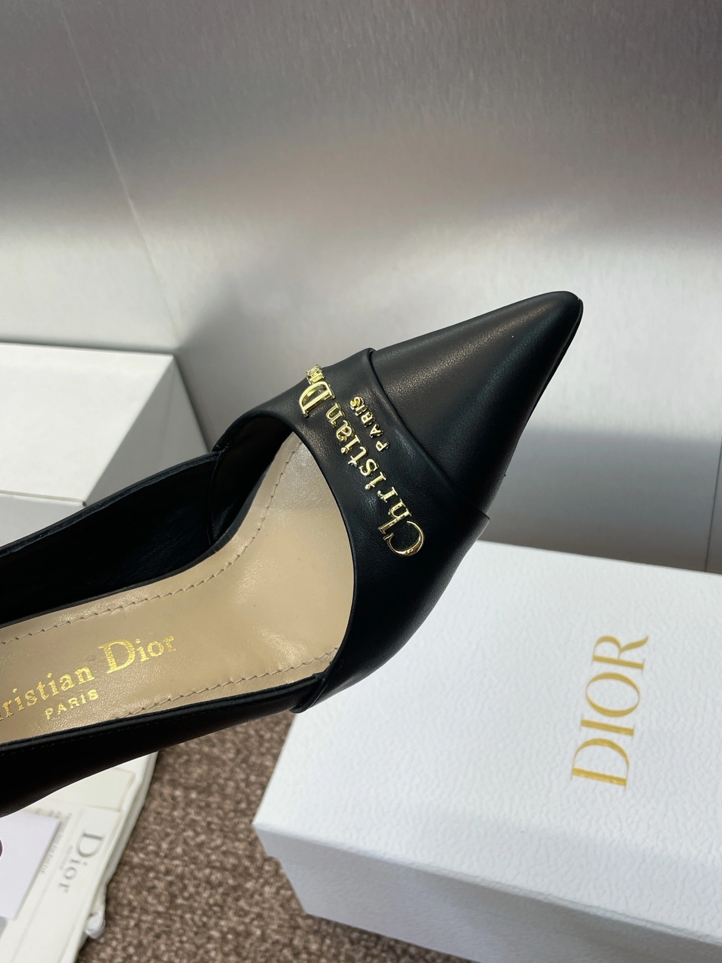 COCO-- 4ior KDV334VSO_S900 cowhide Calfskin My Heel height：8cm item:E-X000H2339