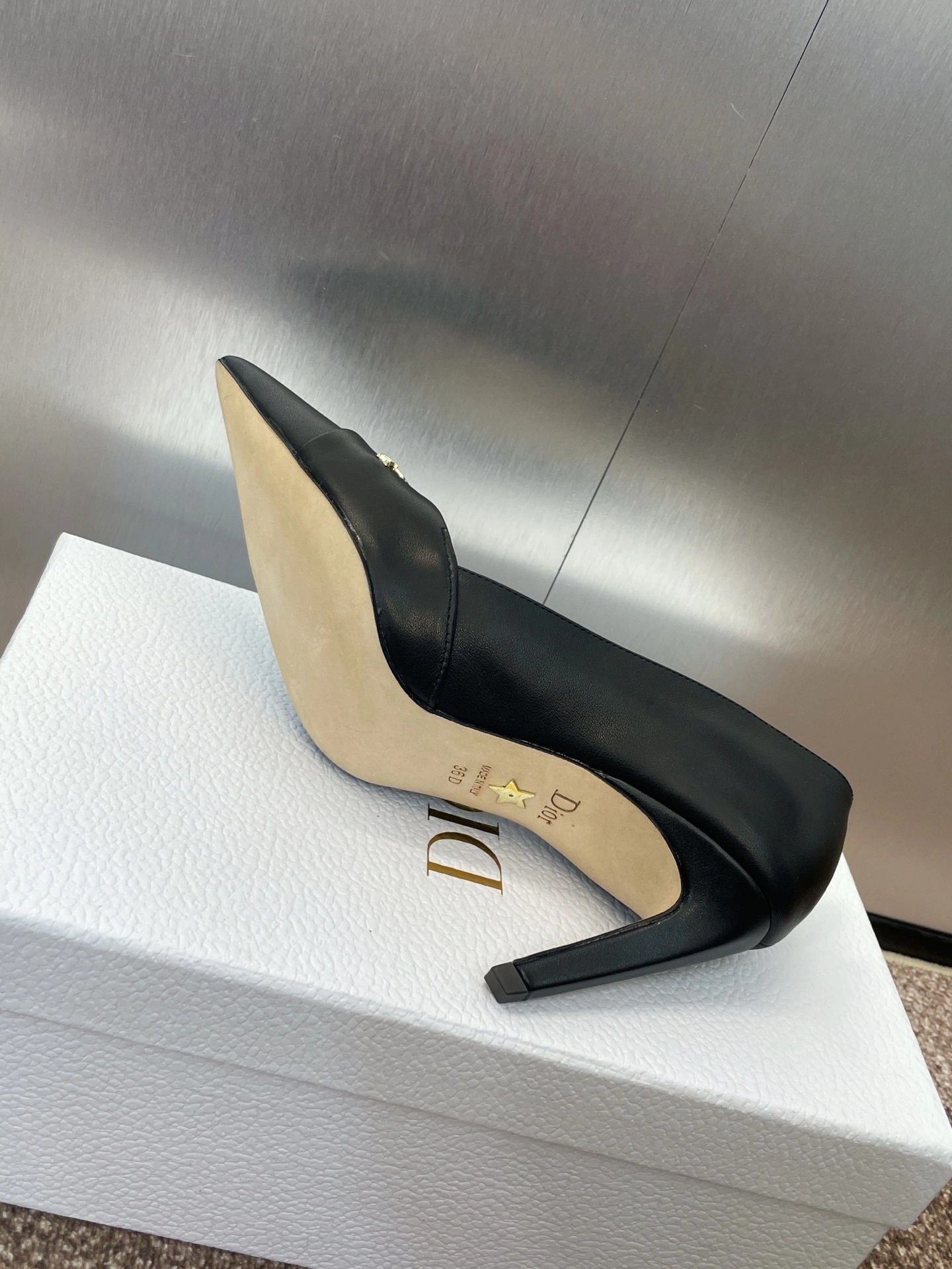 COCO-- 4ior KDV334VSO_S900 cowhide Calfskin My Heel height：8cm item:E-X000H2339