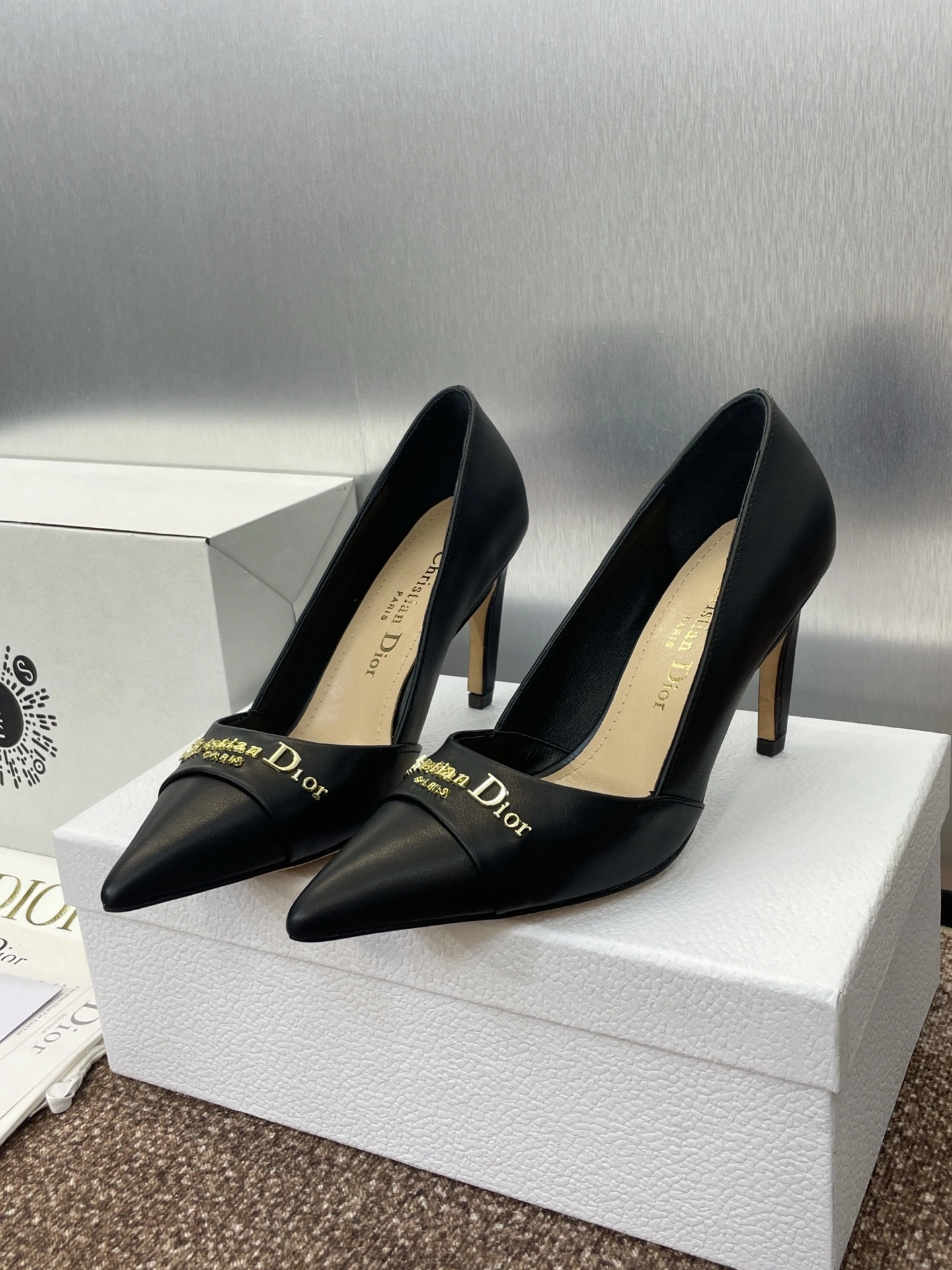 COCO-- 4ior KDV334VSO_S900 cowhide Calfskin My Heel height：8cm item:E-X000H2339