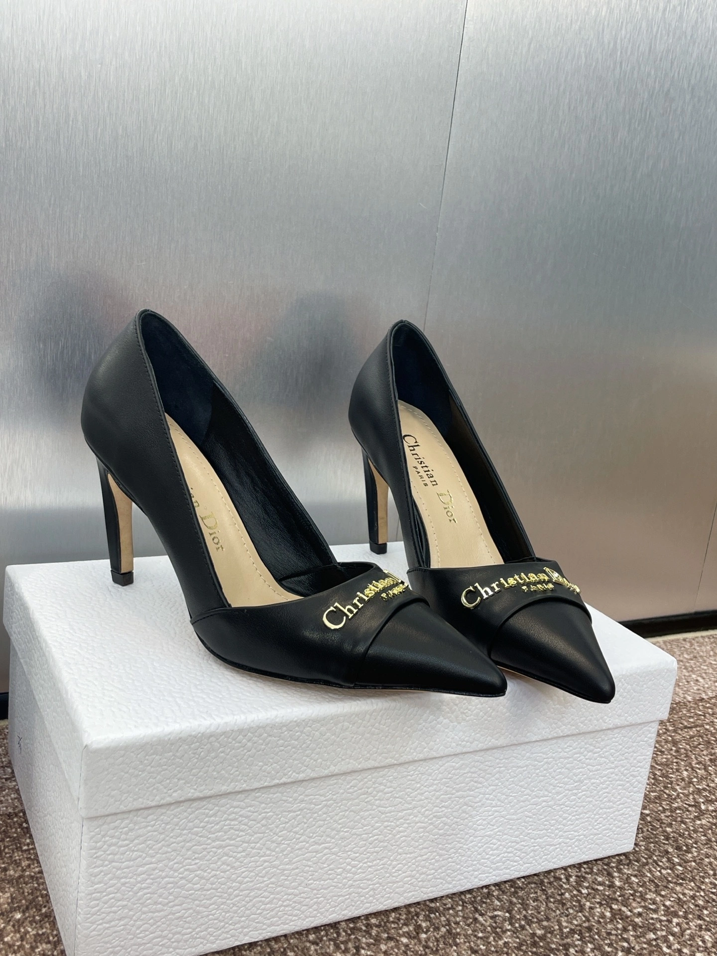COCO-- 4ior KDV334VSO_S900 cowhide Calfskin My Heel height：8cm item:E-X000H2339