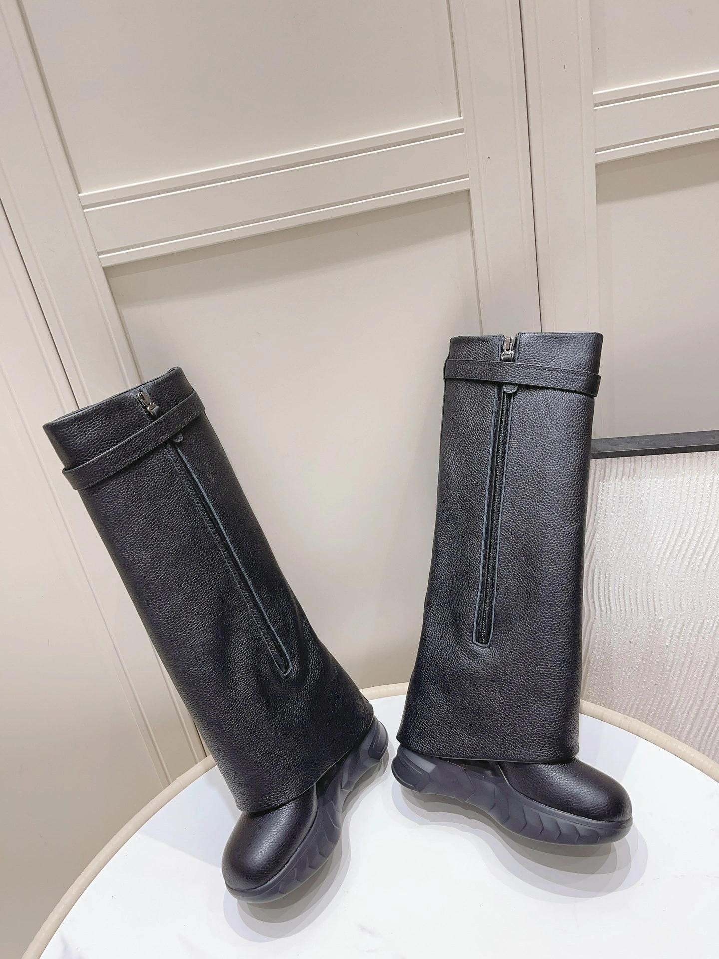 COCO-- 6iv593hy BE7031E1XN-001 Heel height：12CM cowhide item:D-X315J1242