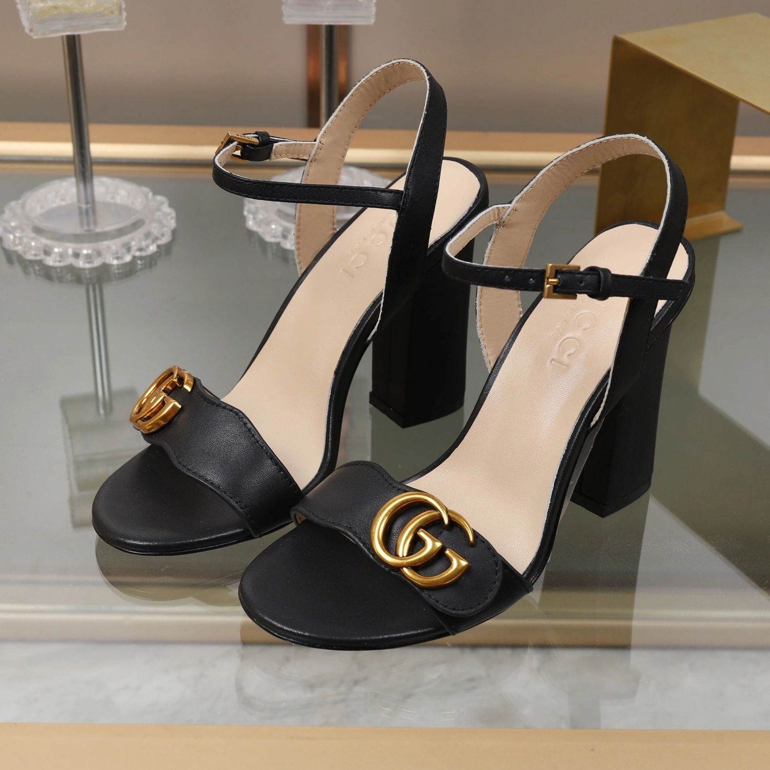 COCO-- 6u33i 453378 A3N00 1000 Heel height：10CM cowhide sheepskin item:D-X555L1139