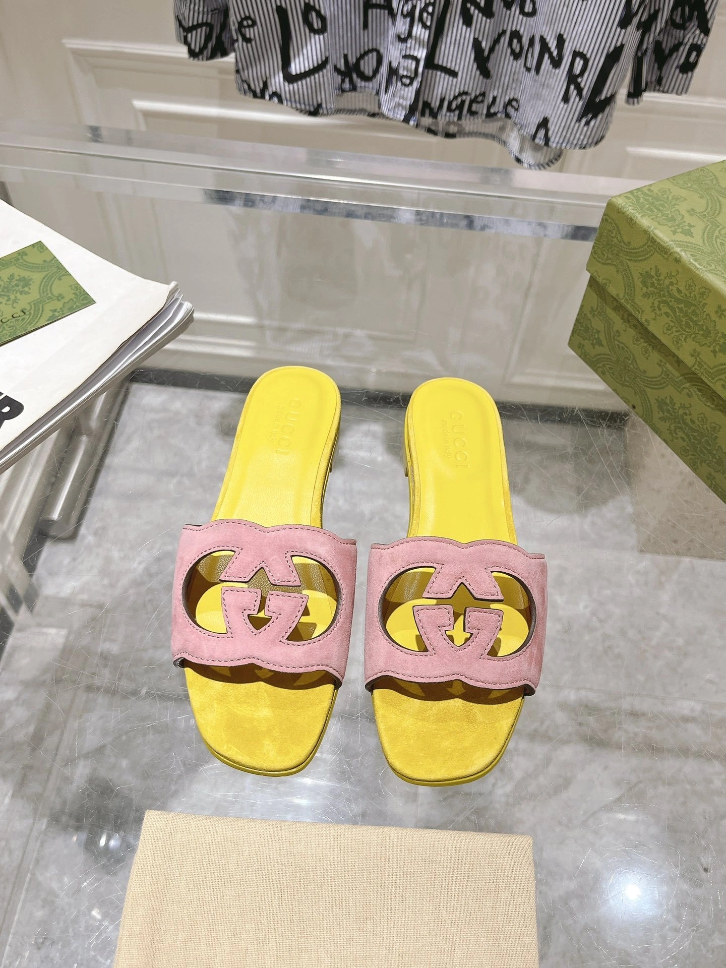 COCO-- 6u33i 694451 C2000 5911 Heel height：1CM cowhide sheepskin item:D-X000H2213