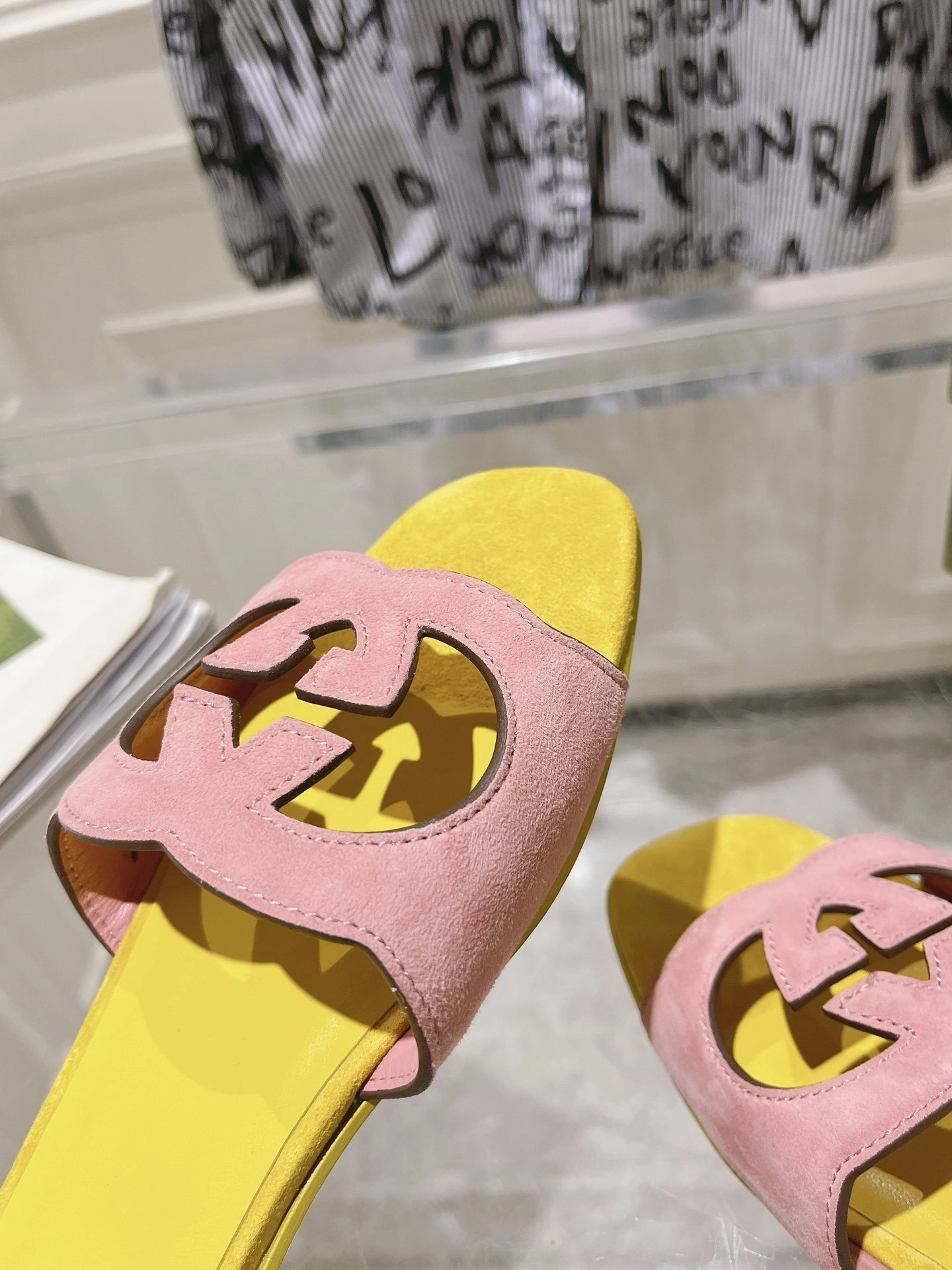 COCO-- 6u33i 694451 C2000 5911 Heel height：1CM cowhide sheepskin item:D-X000H2213