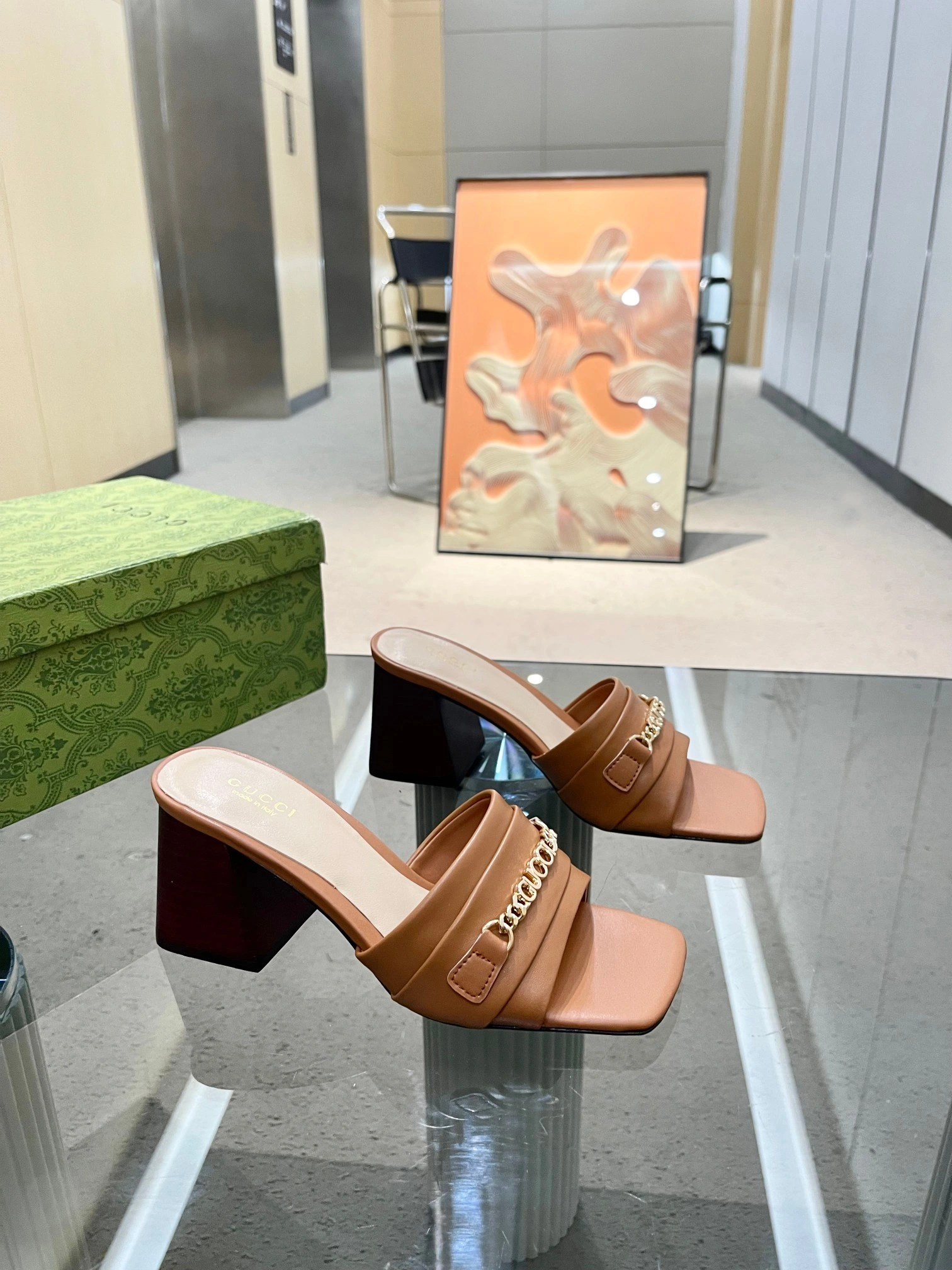 COCO-- 6u33i 786595 AABOC 2176 cowhide sheepskin Heel height：7CM item:D-X000H2822