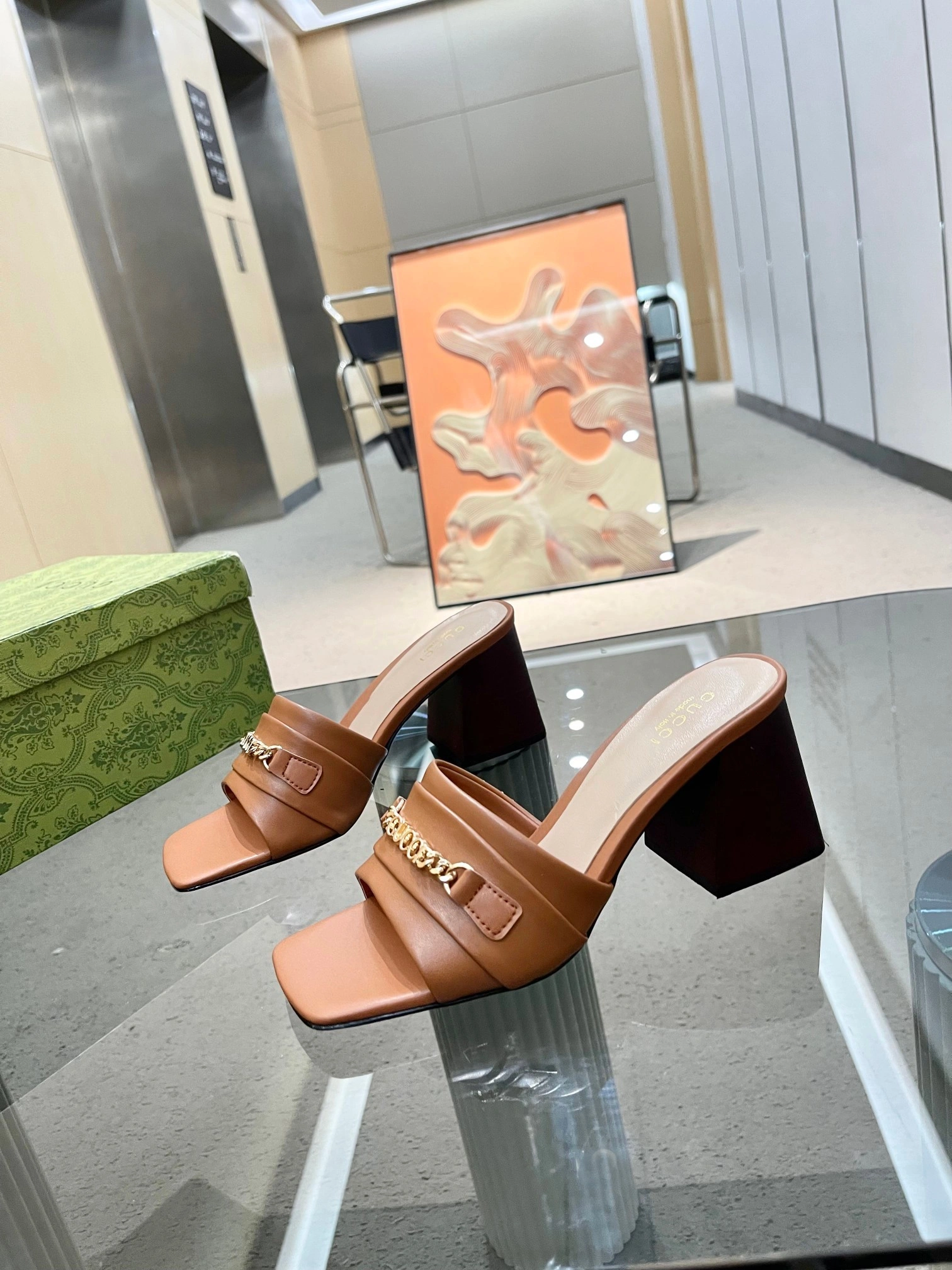 COCO-- 6u33i 786595 AABOC 2176 cowhide sheepskin Heel height：7CM item:D-X000H2822