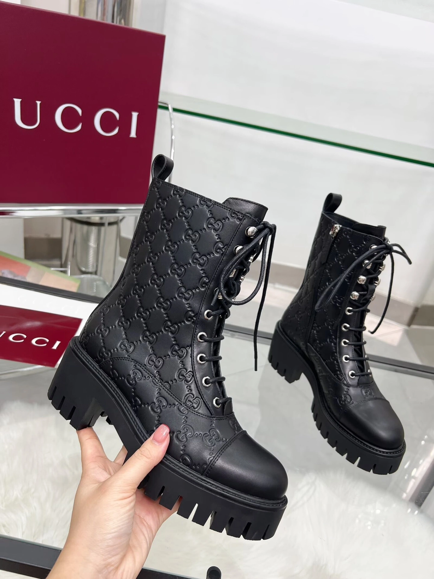 COCO-- 6u33i 840739 AAE5Q 1000 cowhide Heel height：5cm item:E-X000I1302