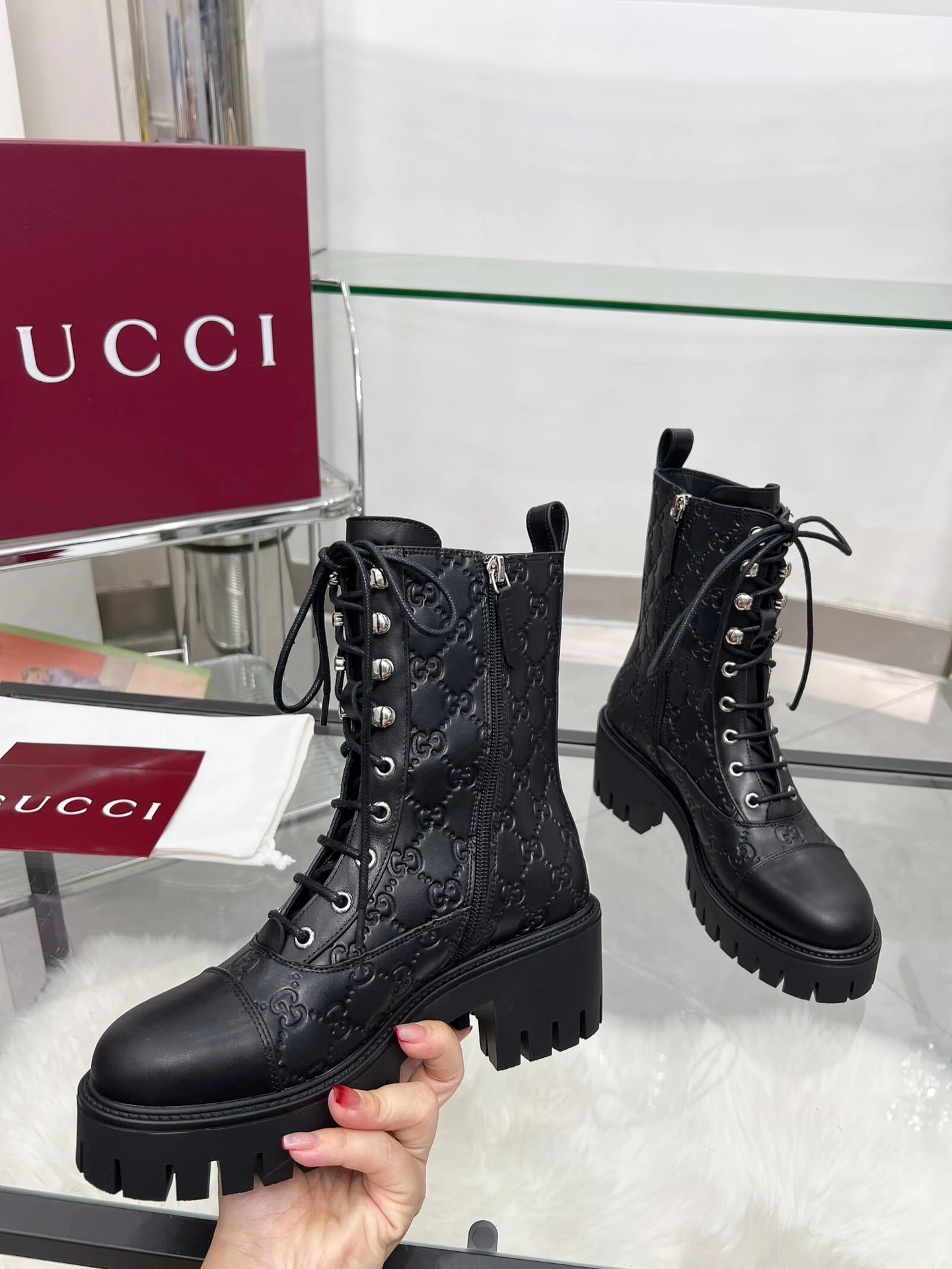 COCO-- 6u33i 840739 AAE5Q 1000 cowhide Heel height：5cm item:E-X000I1302