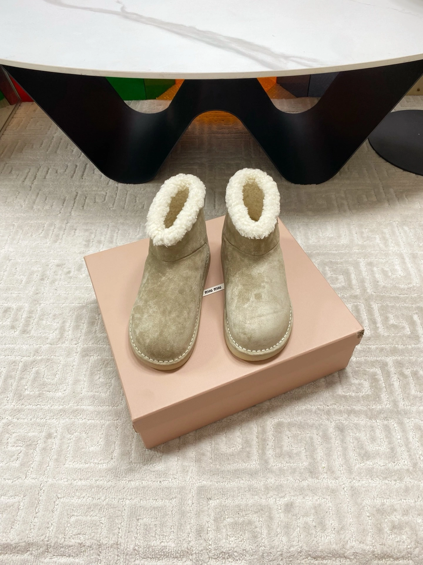 COCO-- 7iu7iu 5T515E_FZF_15Z0G_F_0F24 deck shoes wool item:E-X362J2921