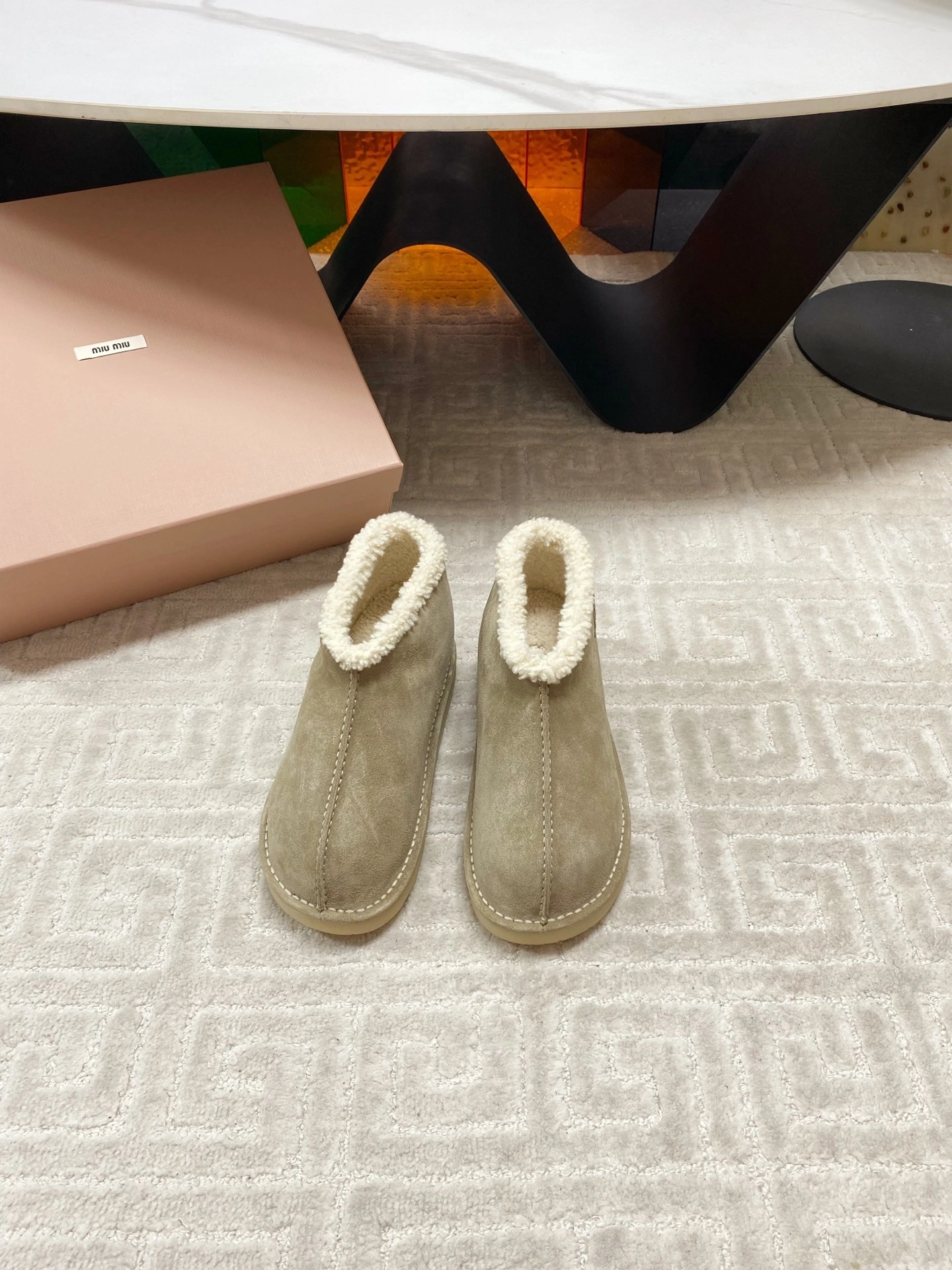 COCO-- 7iu7iu 5T516E_FZF_15Z0G_F_0F24 deck shoes wool item:E-X362J2920