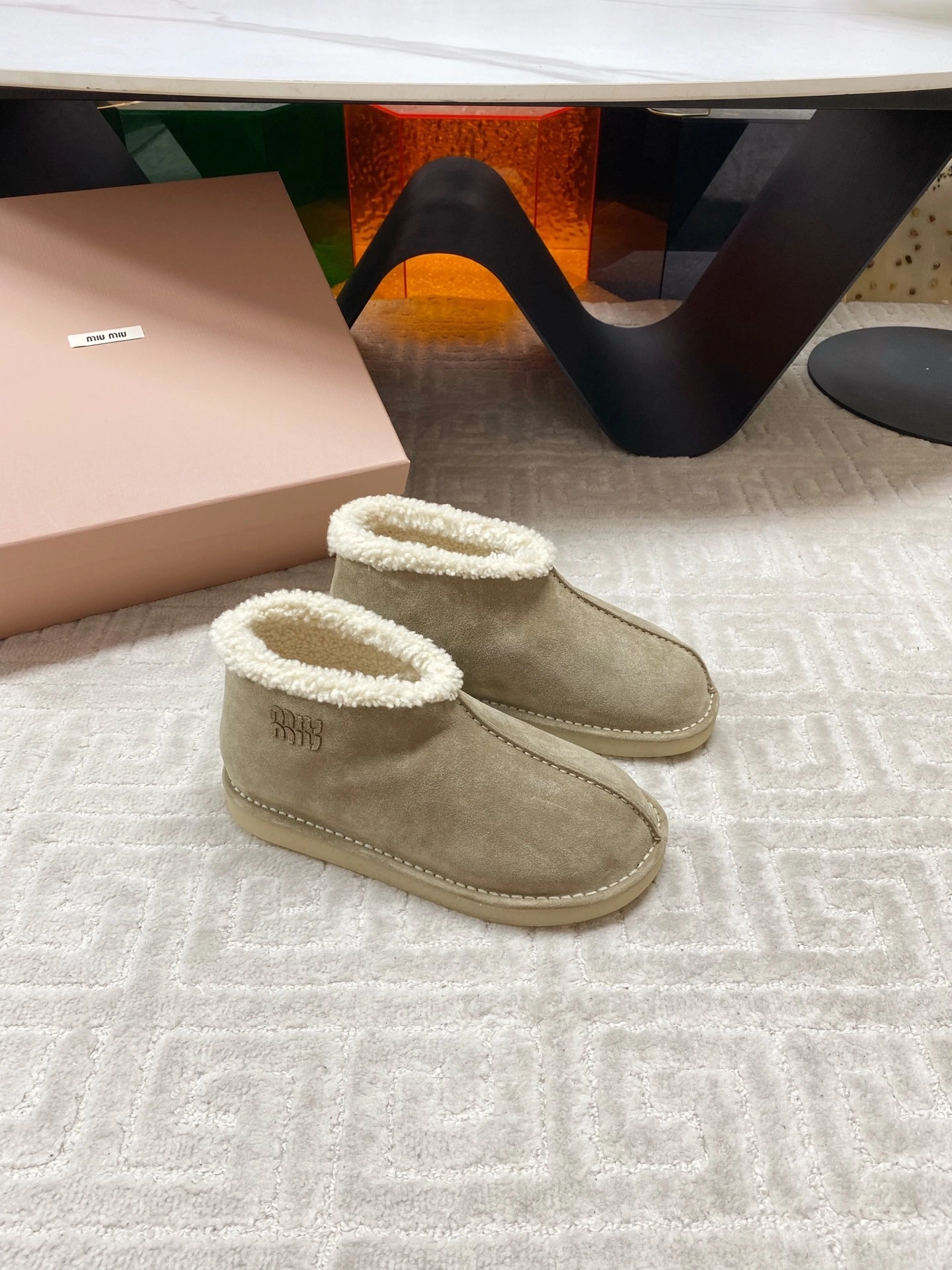 COCO-- 7iu7iu 5T516E_FZF_15Z0G_F_0F24 deck shoes wool item:E-X362J2920