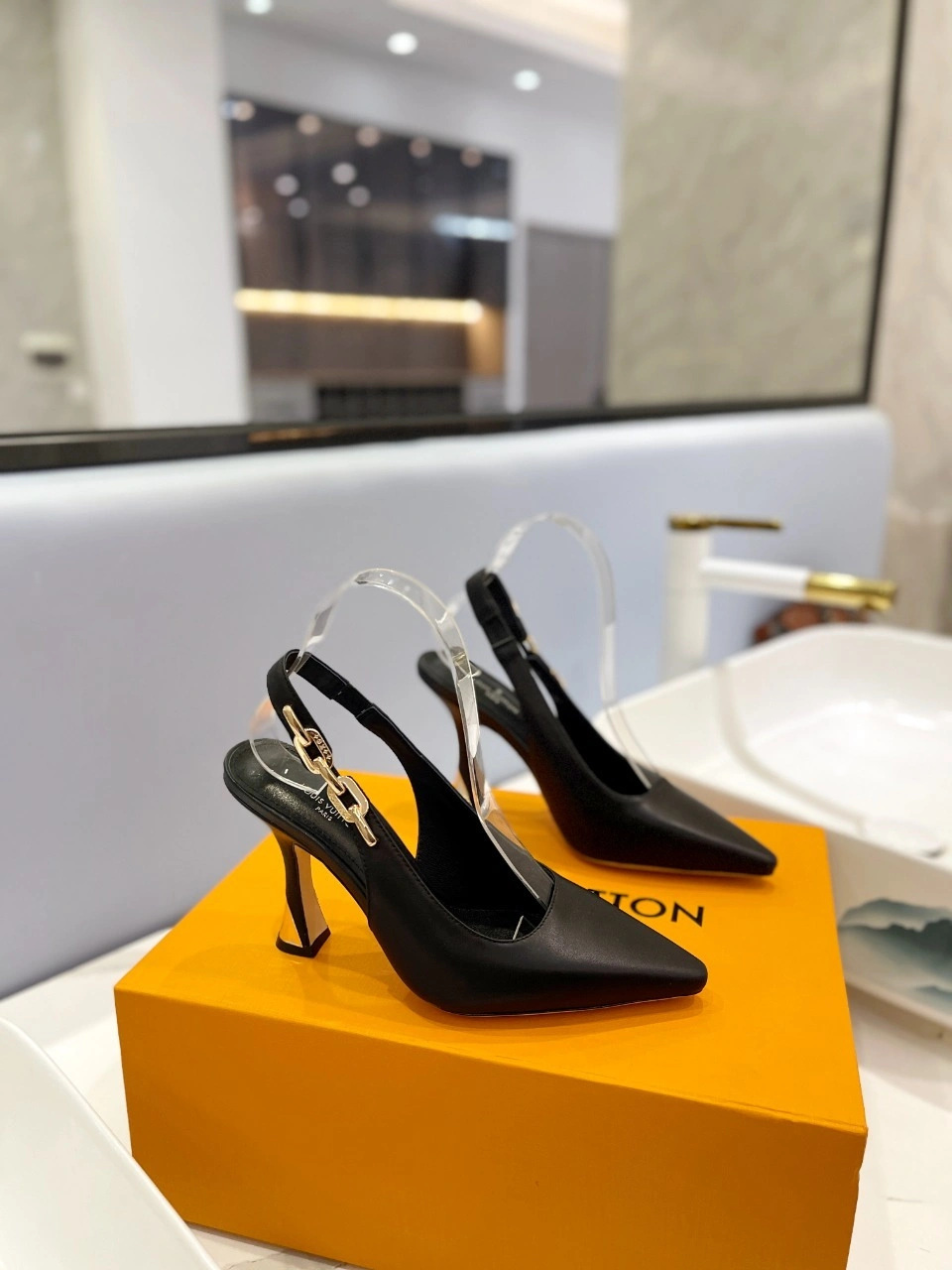 COCO-- 8V 1ABPHE cowhide Heel height：9CM item:D-X000H2950