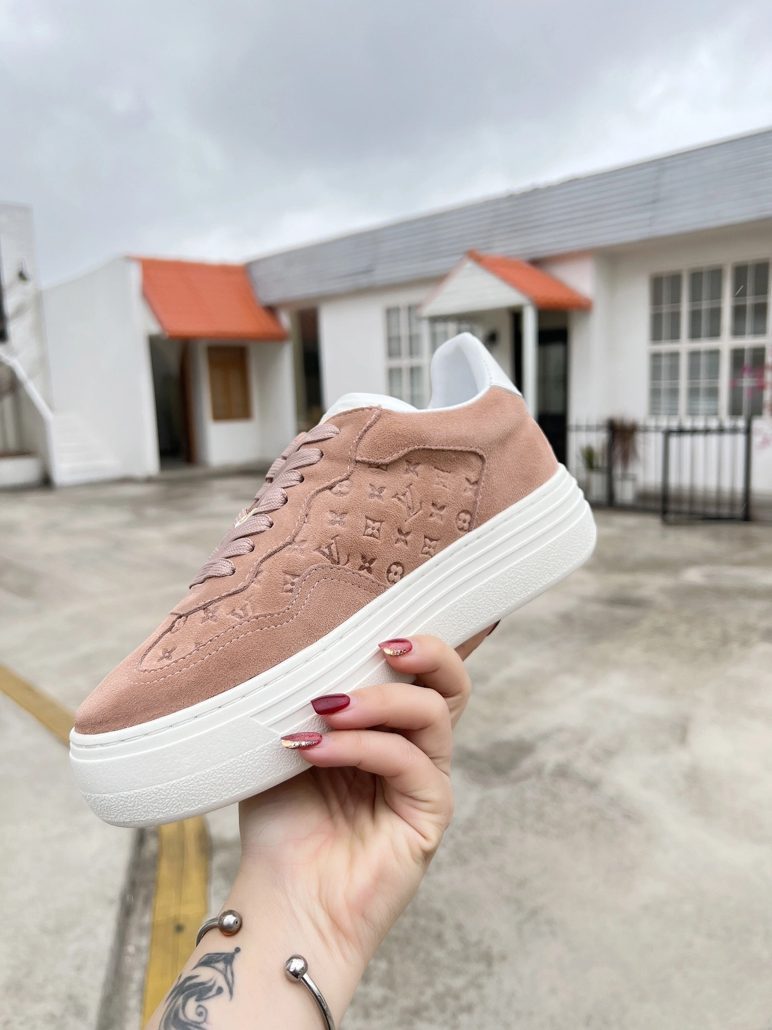 COCO-- 8V 1ACHIS cowhide Groovy platform item:D-X000F2804