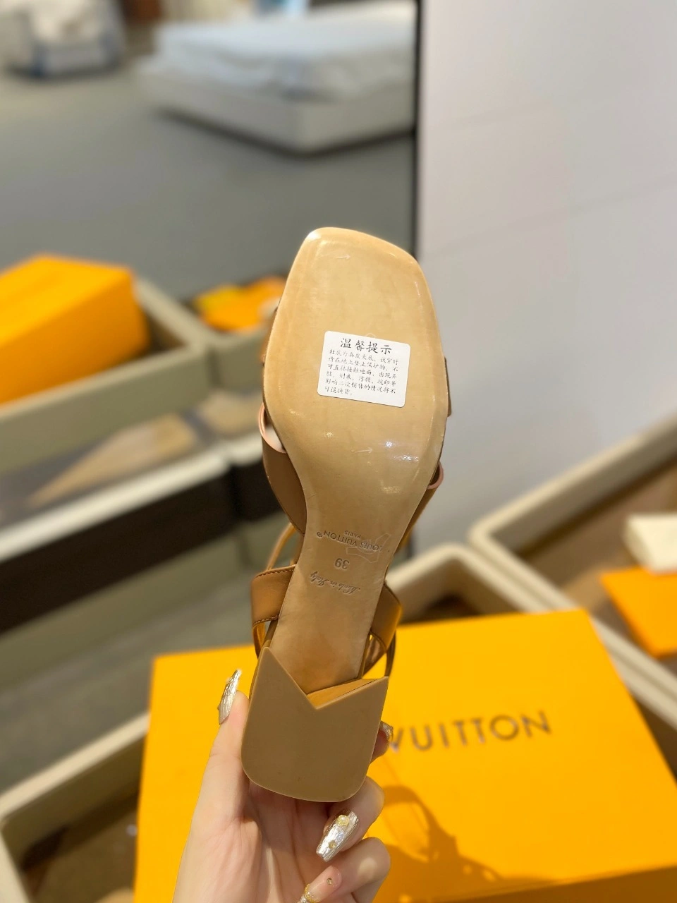 COCO-- 8V 1ACIOY 1ACIOV cowhide Heel height 4CM item:D-X158E3161S