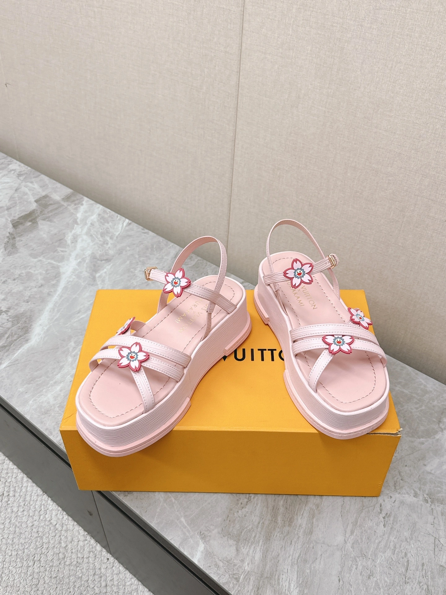 COCO-- 8V 1AGVO0 Maya Flatform Thick soles：5CM cowhide item:E-X000D4029