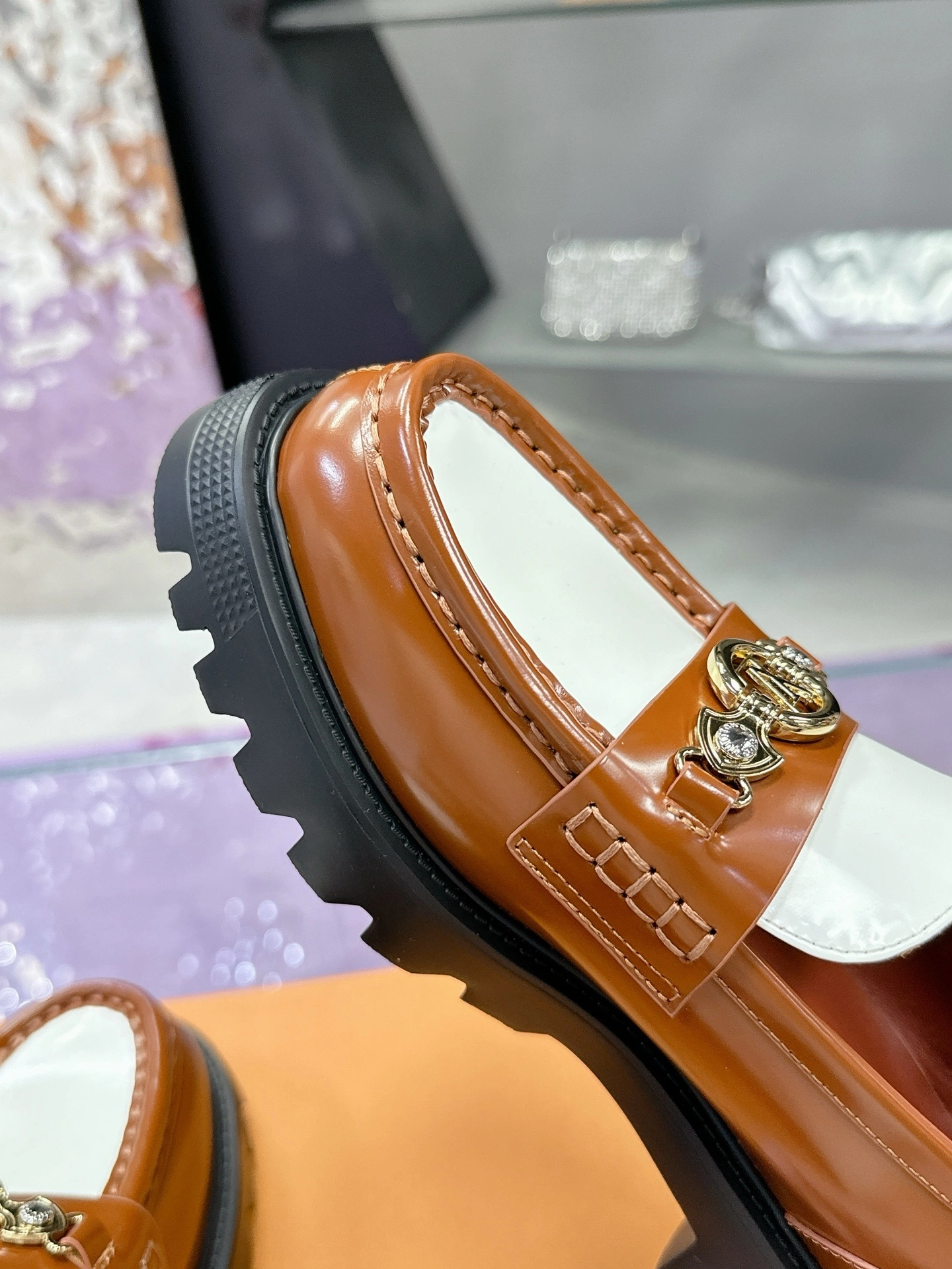 COCO-- 8V 1AGXL6 cowhide sheepskin Thick soles：5CM item:E-X158C1806