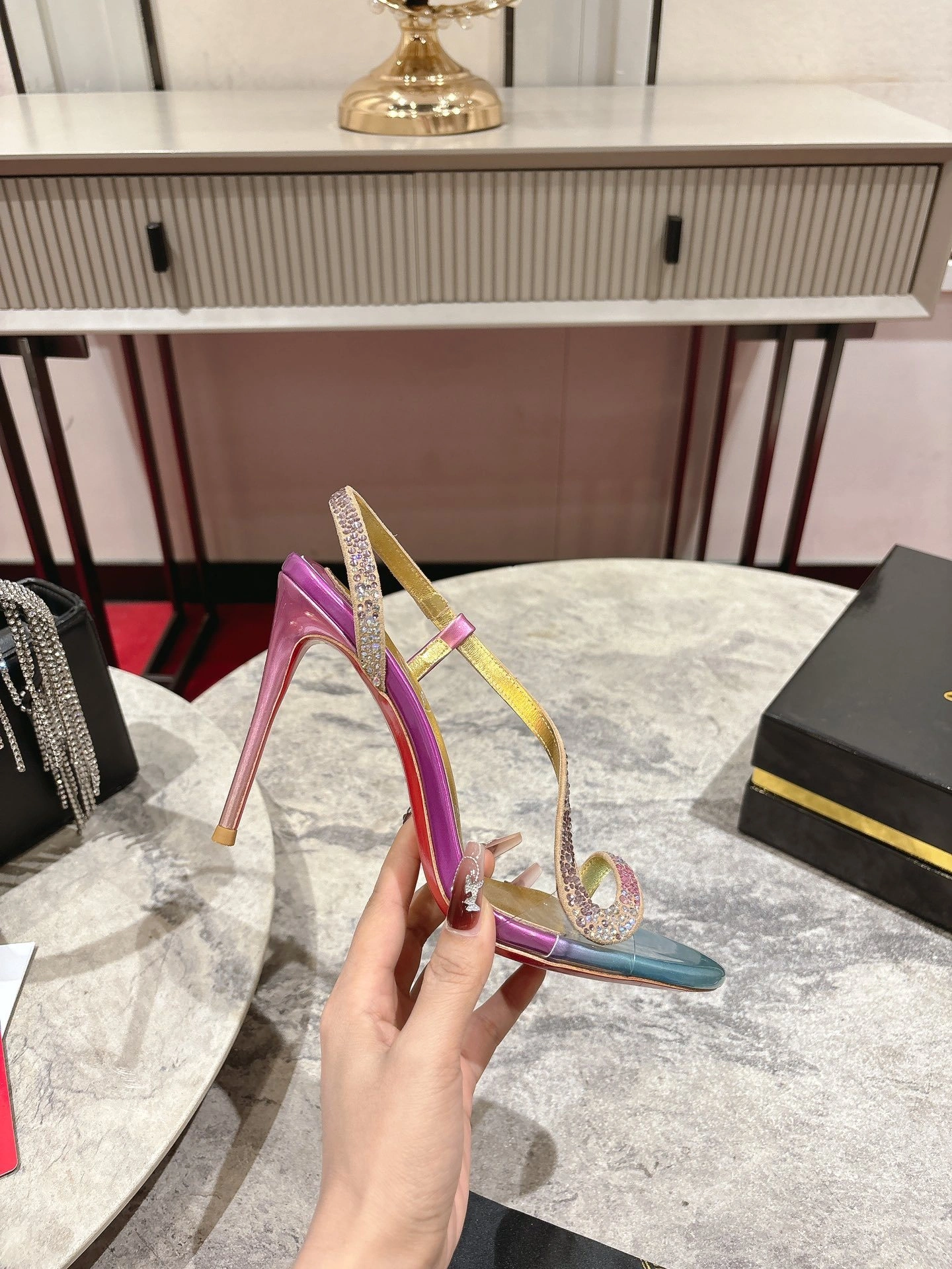 COCO-- 8ou2ou 12501556833 Heel height：10CM item:E-X000E1417W