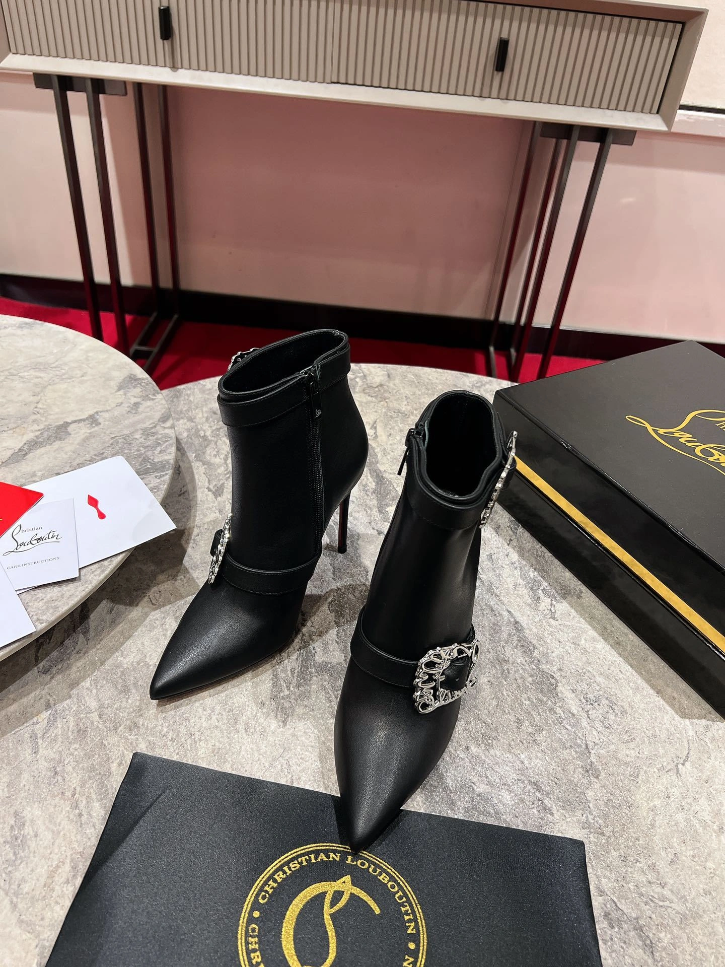 COCO-- 8ou2ou 1250180BK01 cowhide sheepskin Heel height：10CM item:E-X062D1016W