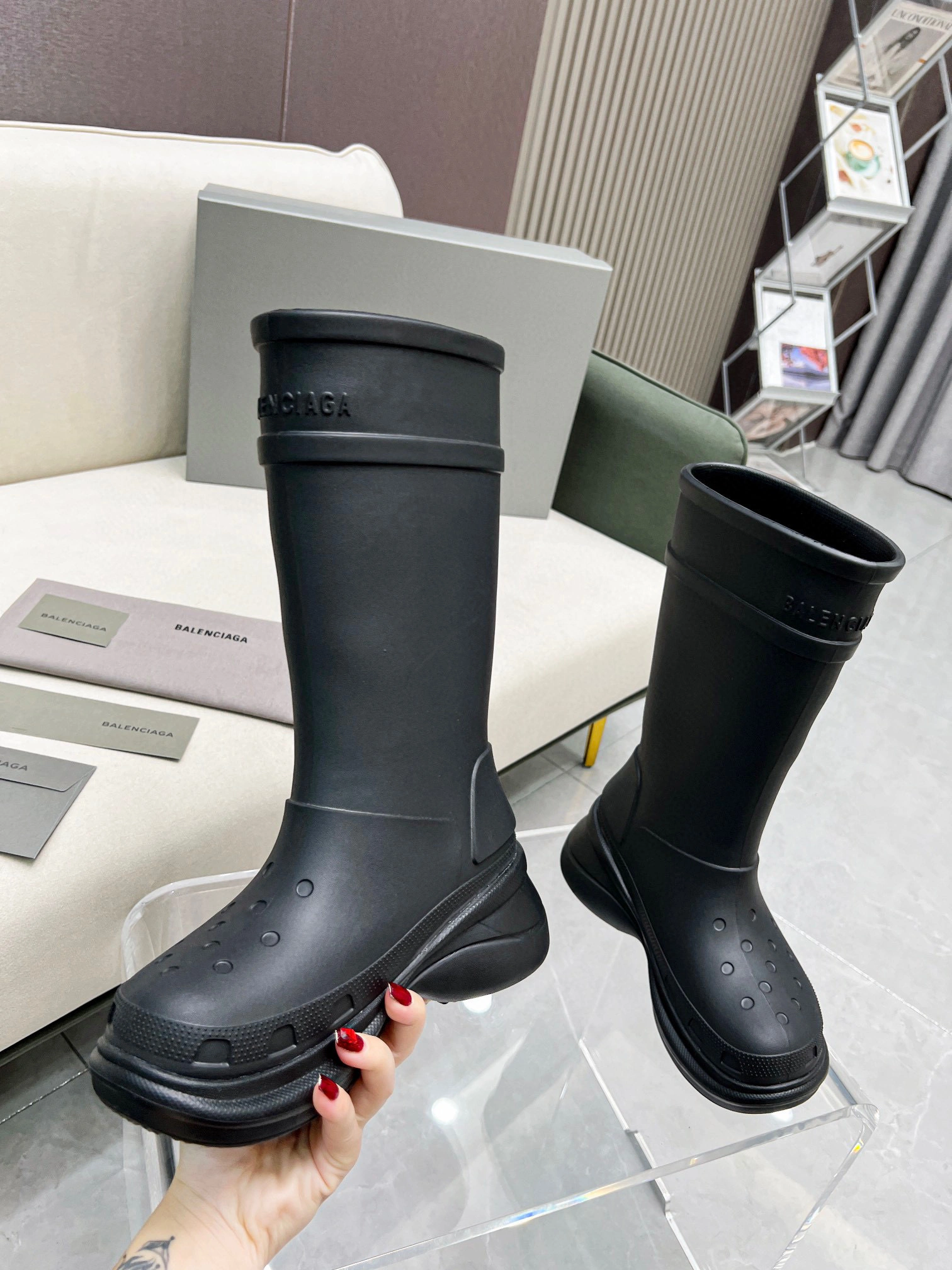 COCO-- Crocs 677388W1S8E1000 heel : 6CM item:B-X02L192101