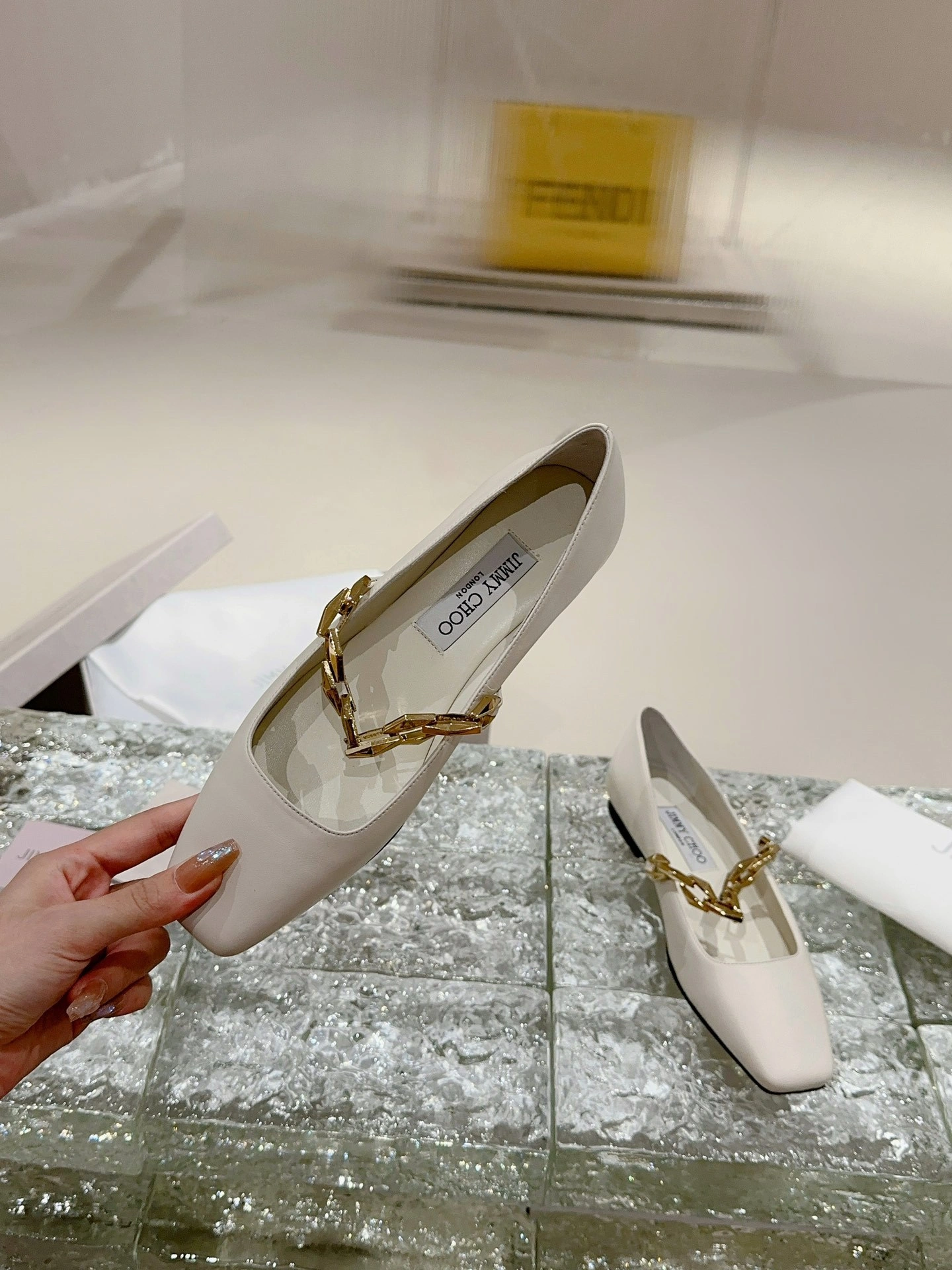 &COCO-- DIAMONDTILDAFLAT sheepskin item:D-X062M2805