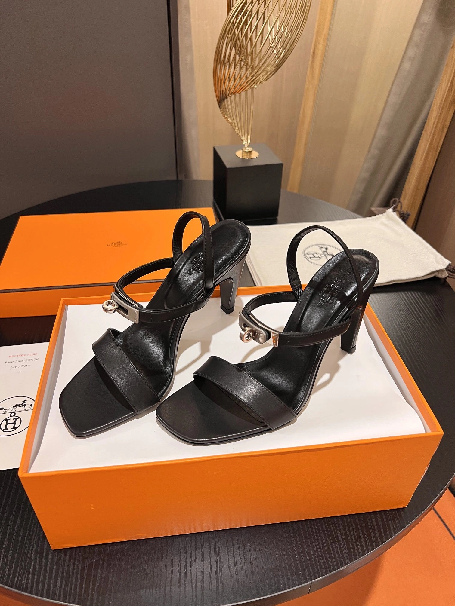 COCO-- H231060Z 02 cowhide Heel height 9cm item:D-X158M2241