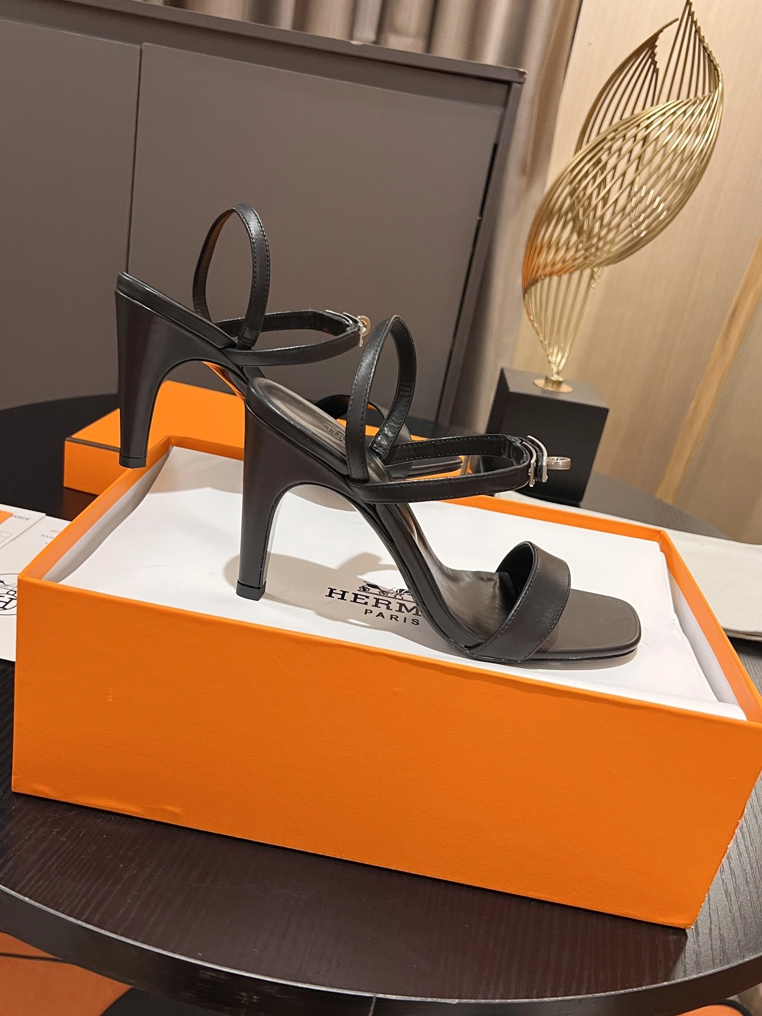 COCO-- H231060Z 02 cowhide Heel height 9cm item:D-X158M2241