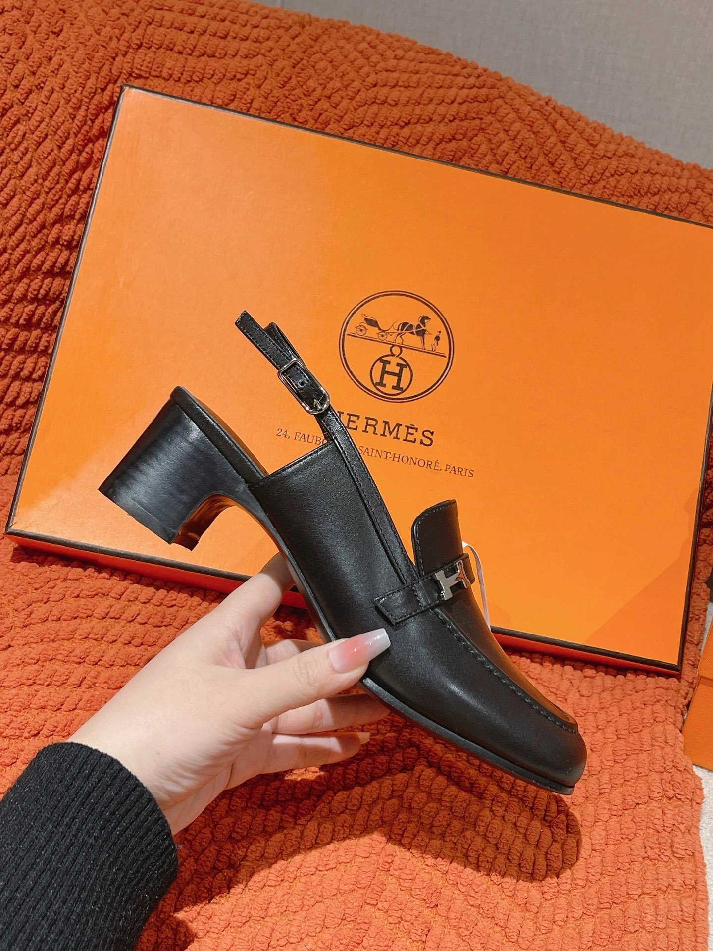 COCO-- H241046Z 02 Heel height：5CM cowhide sheepskin item:D-X062M2807