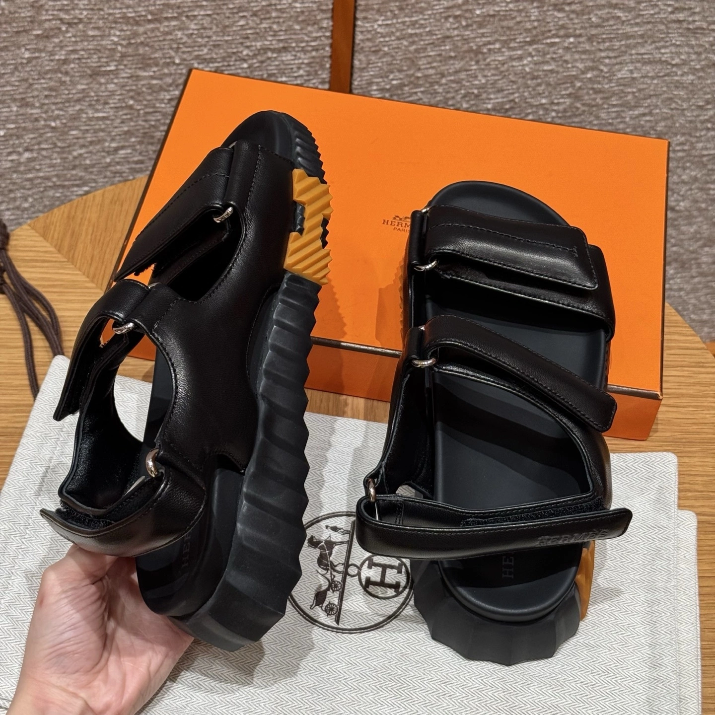 COCO-- H5r75s H242181Z 04 Calfskin Robber outsole item:E-X230F1214