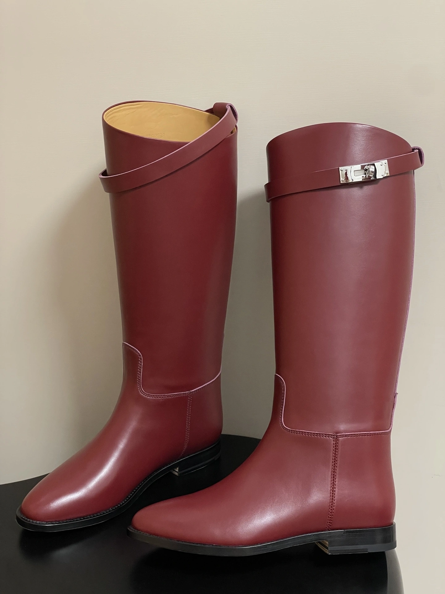 COCO-- H5r75s H252192Z L1 cowhide kelly Jumping Heel height：2CM item:E-X000J2812
