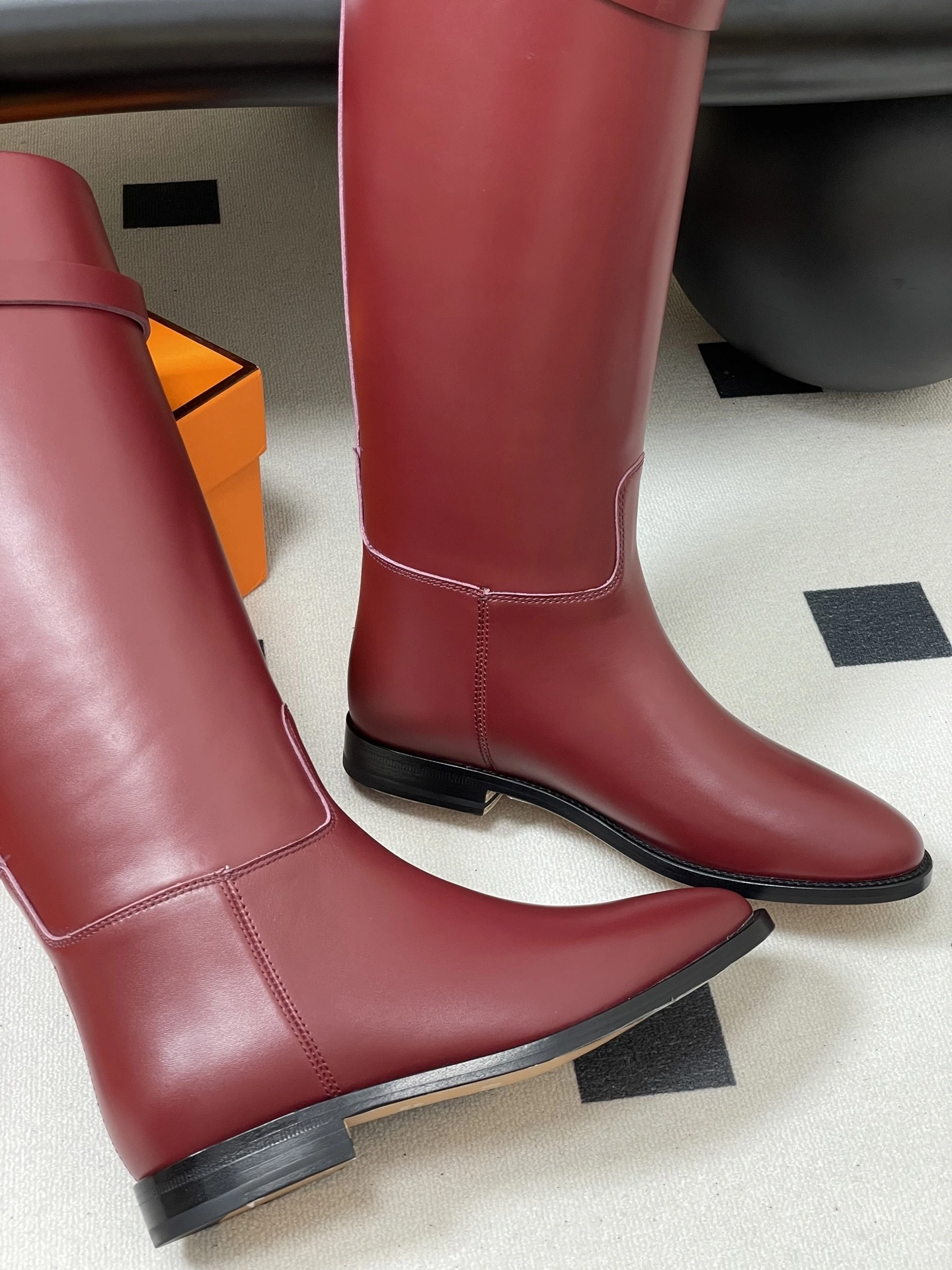 COCO-- H5r75s H252192Z L1 cowhide kelly Jumping Heel height：2CM item:E-X000J2812