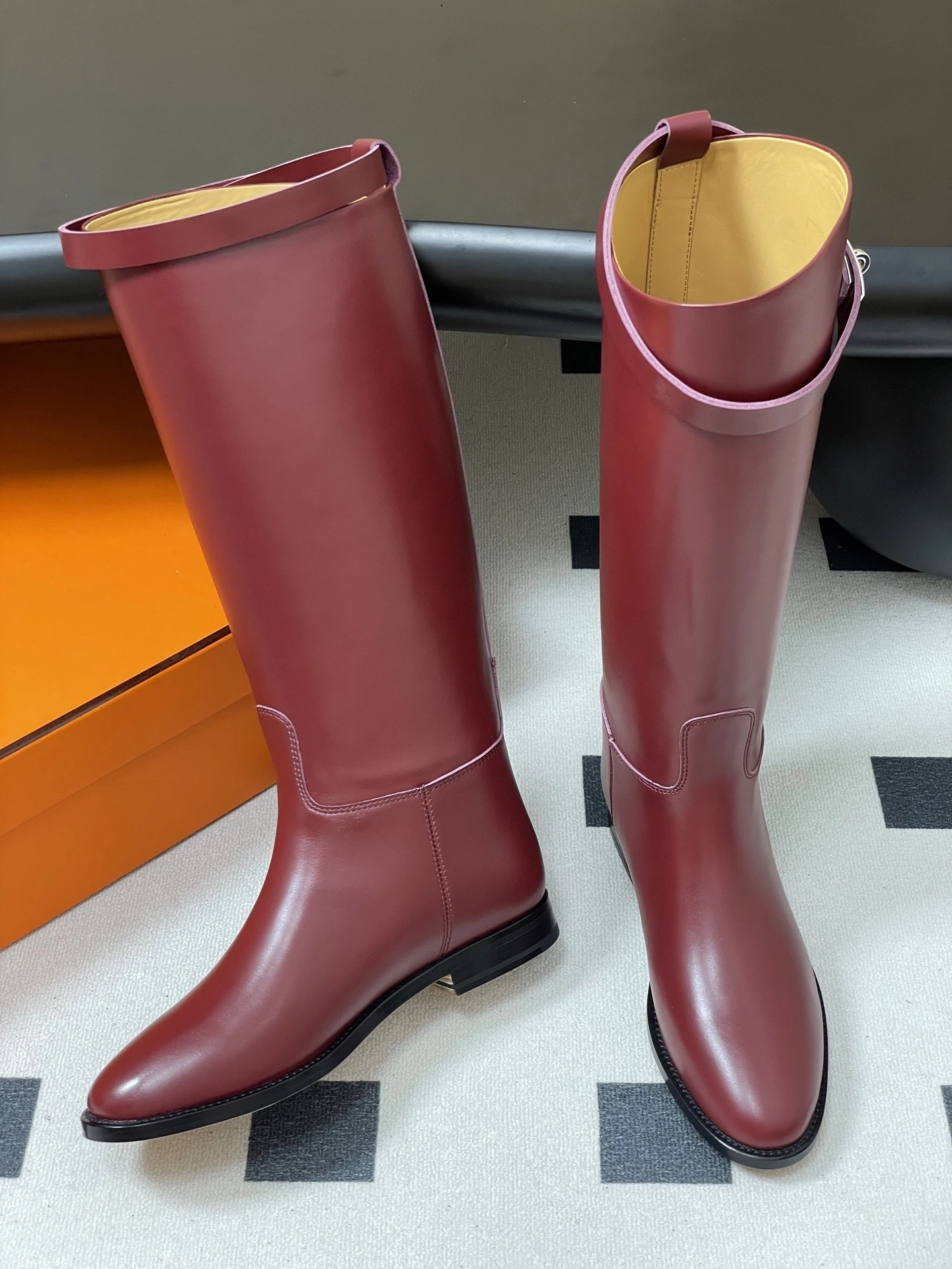 COCO-- H5r75s H252192Z L1 cowhide kelly Jumping Heel height：2CM item:E-X000J2812