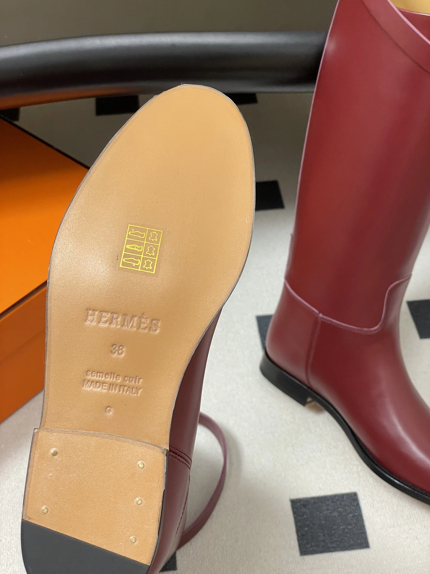 COCO-- H5r75s H252192Z L1 cowhide kelly Jumping Heel height：2CM item:E-X000J2812