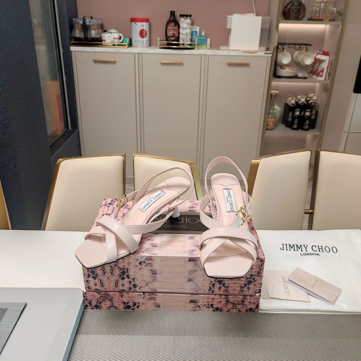 COCO-- Ji77y 3ho5 JESS65NAP Heel height：5CM cowhide sheepskin item:E-X158D4085