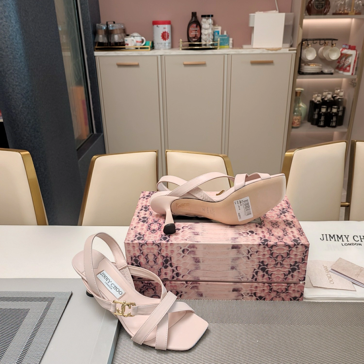 COCO-- Ji77y 3ho5 JESS65NAP Heel height：5CM cowhide sheepskin item:E-X158D4085