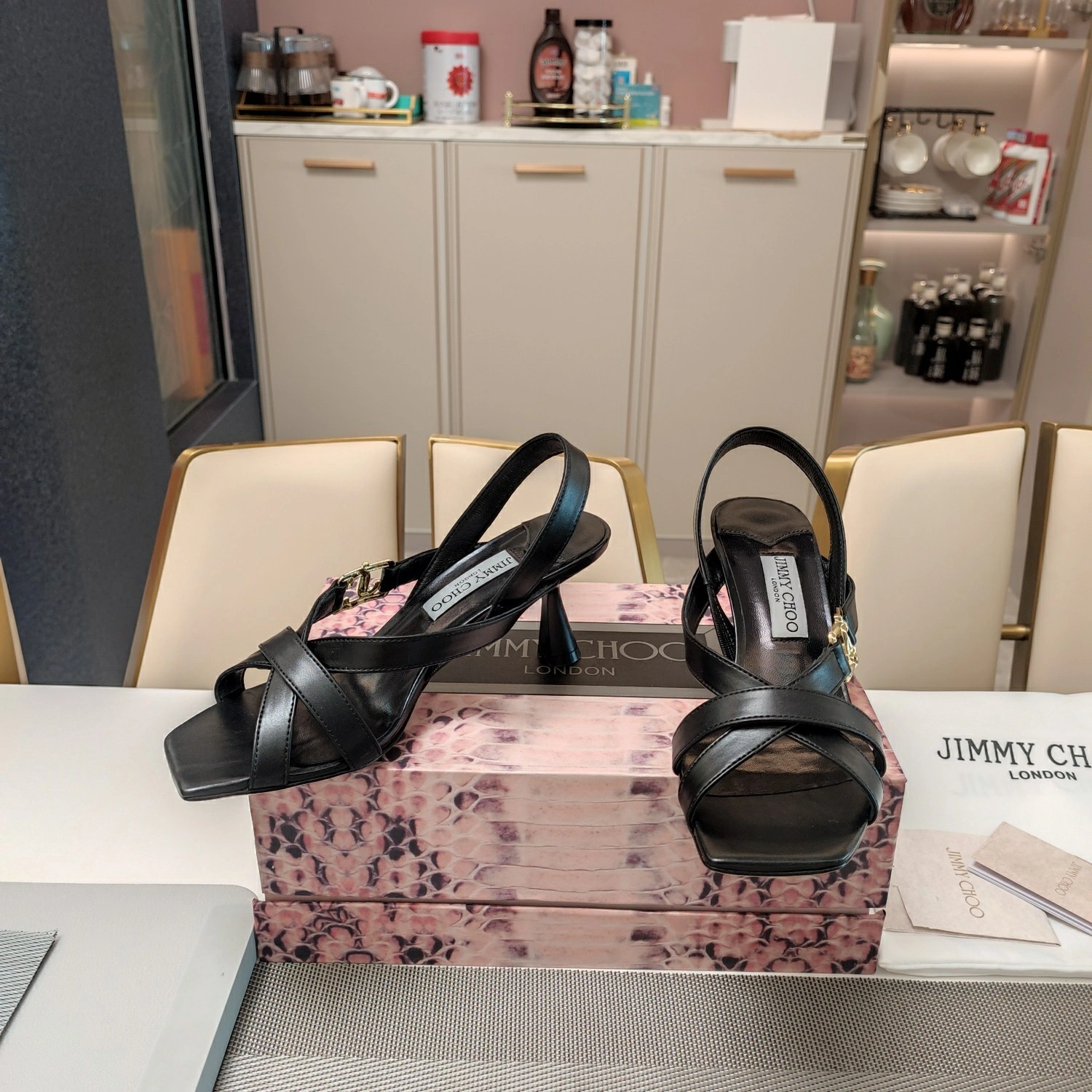 COCO-- Ji77y 3ho5 JESS65NAP Heel height：5CM cowhide sheepskin item:E-X158D4086