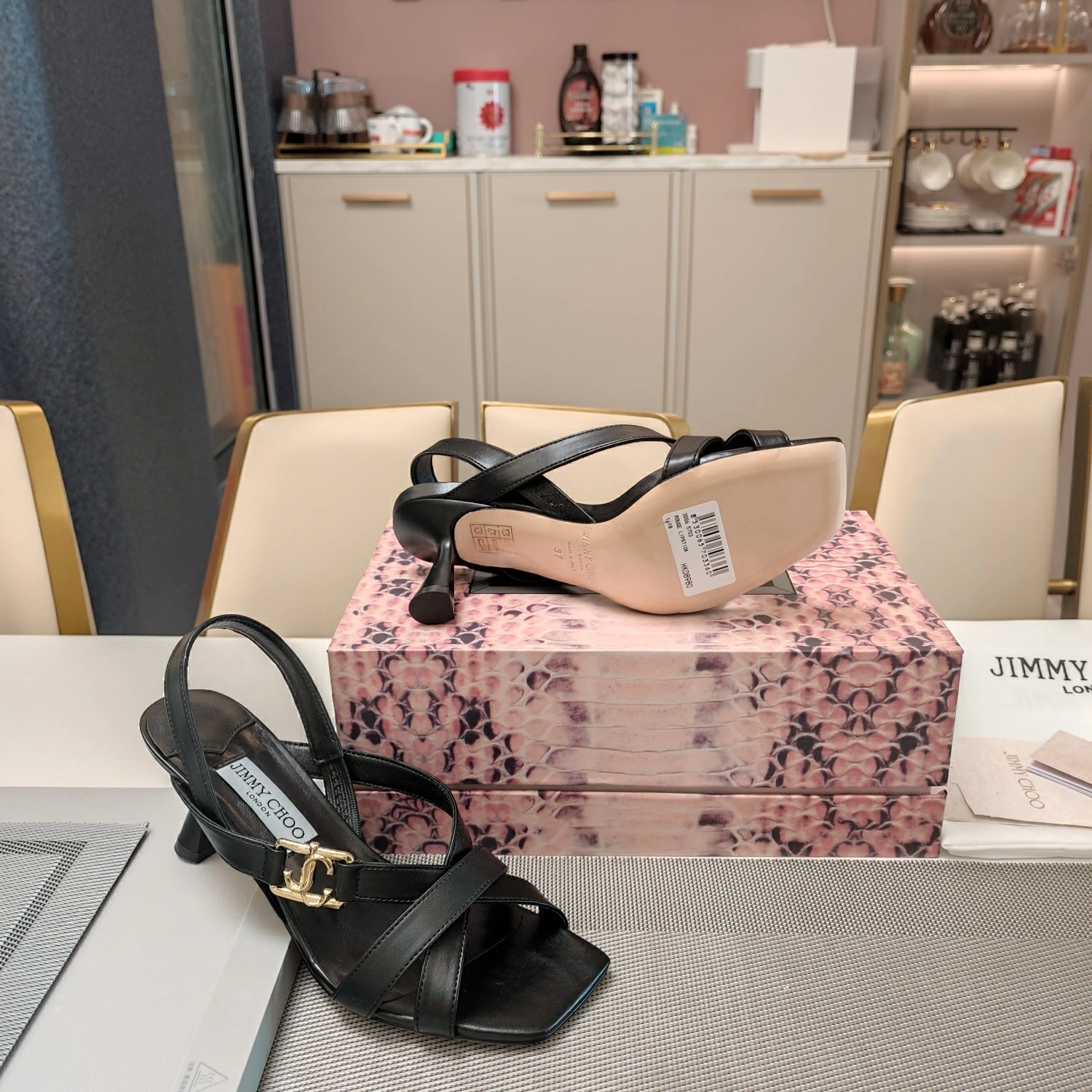 COCO-- Ji77y 3ho5 JESS65NAP Heel height：5CM cowhide sheepskin item:E-X158D4086