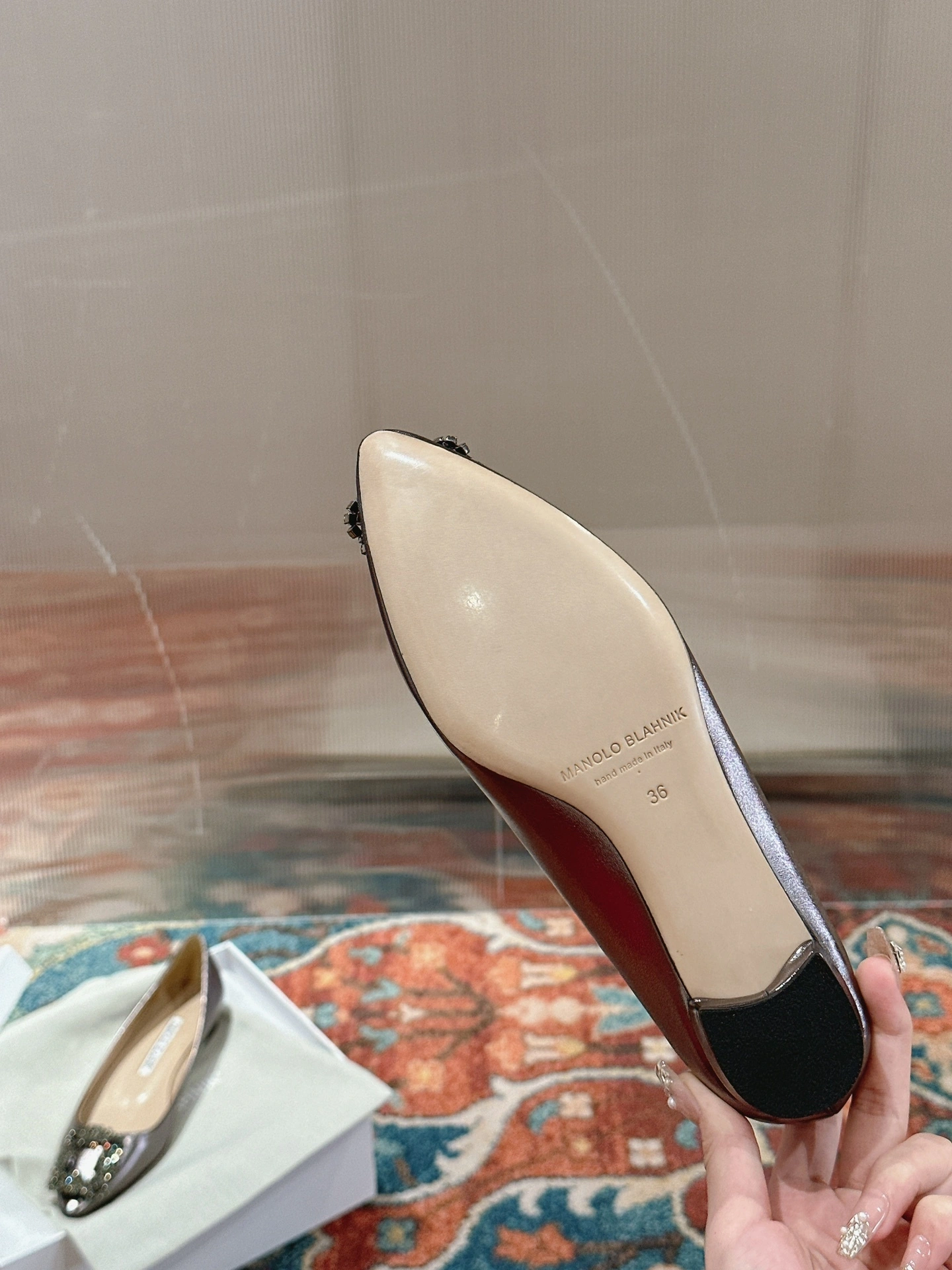 COCO-- M19o8o 223-1427-0001 Heel height：1CM cowhide item:D-X158F2508