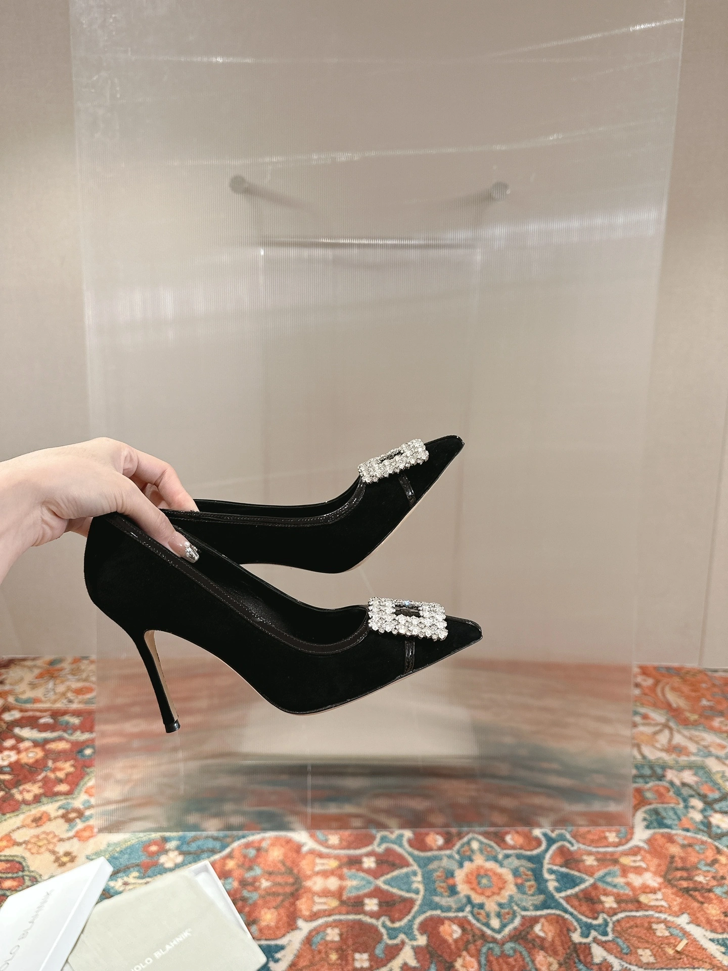 COCO-- M19o8o 223-1575-0015 Heel height：10CM Calfskin item:D-X158F1226