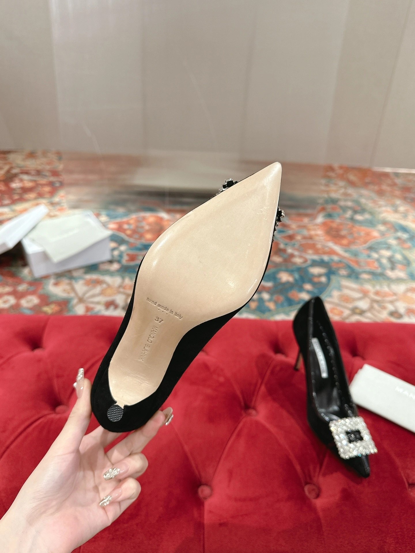 COCO-- M19o8o 223-1575-0015 Heel height：10CM Calfskin item:D-X158F1226